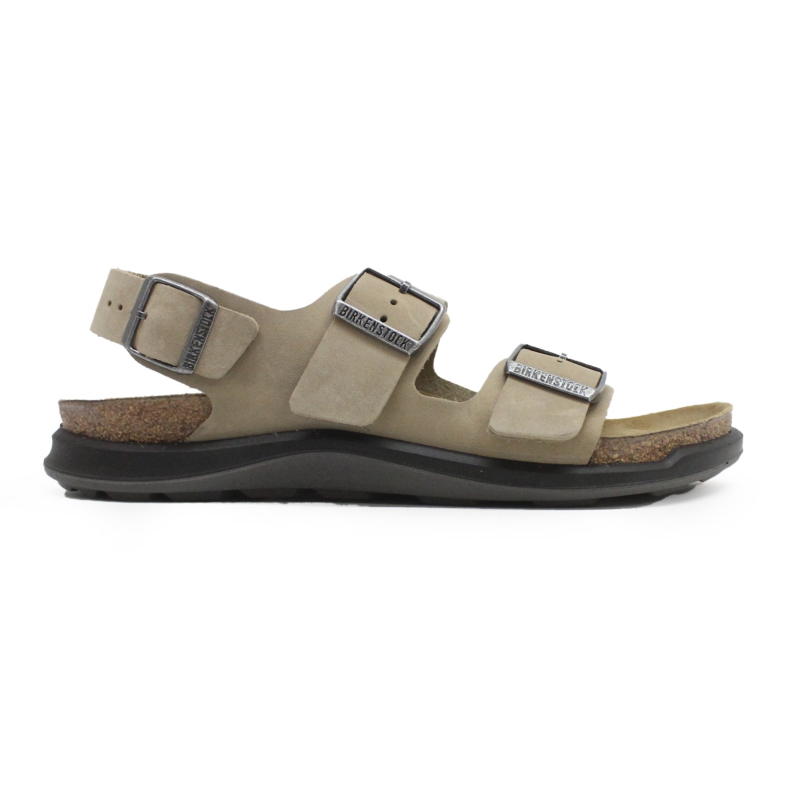 Birkenstock Milano CT W Waxy Leather Unisex Sandals#color_tobacco brown