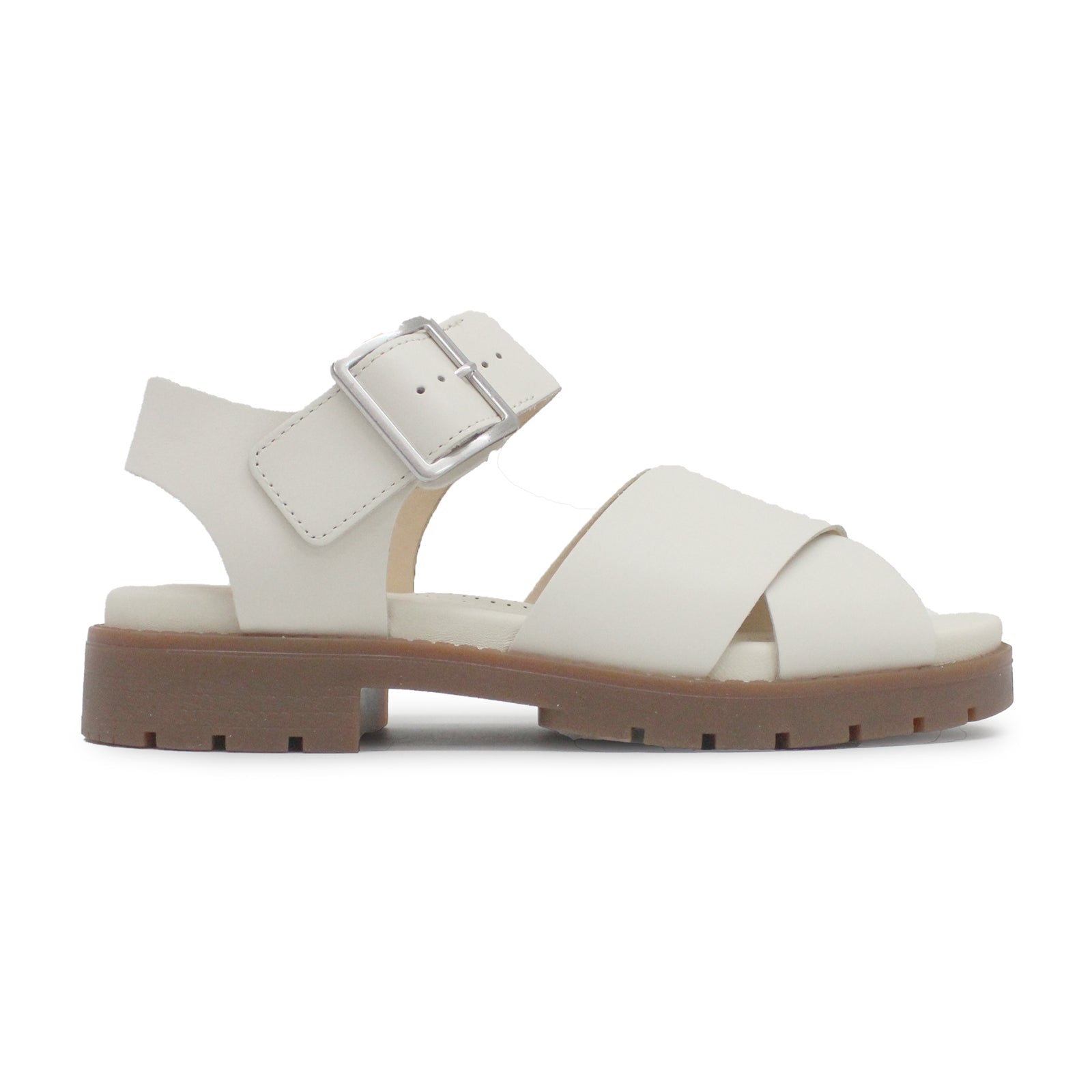 Clarks Orinoco Cross Leather Womens Sandals#color_cream