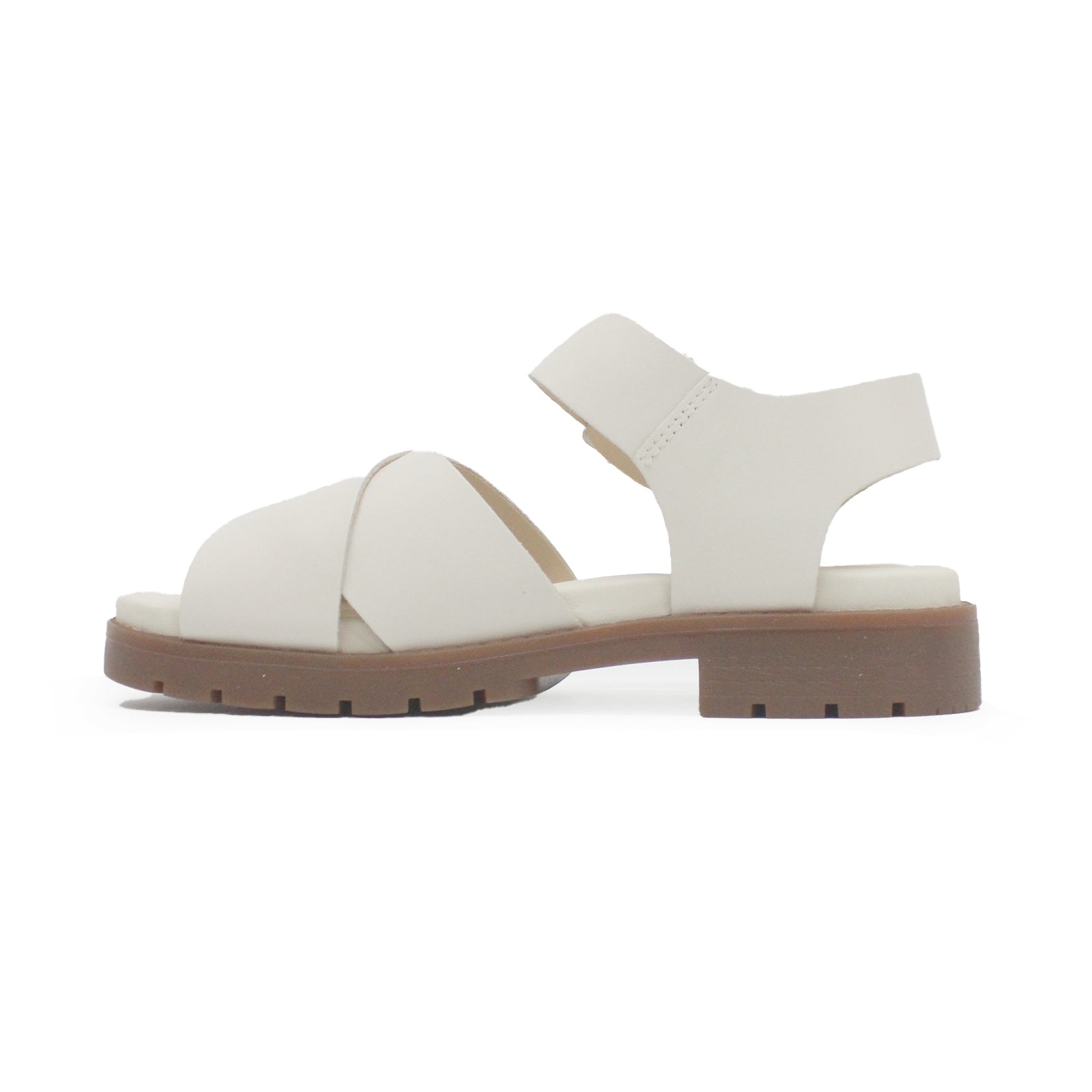 Clarks Orinoco Cross Leather Womens Sandals#color_cream