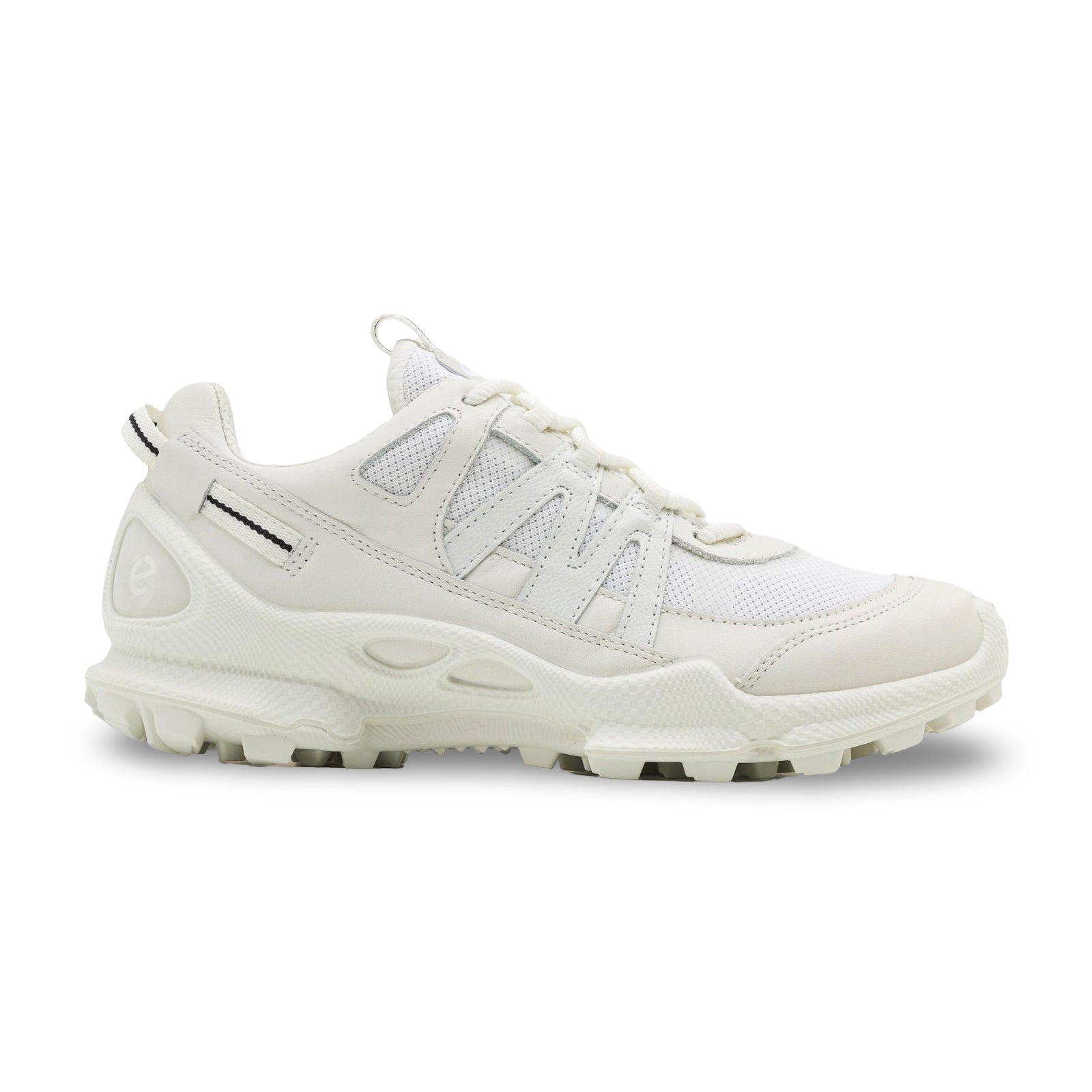 Ecco Biom C-Trail 803253 Leather Textile Womens Trainers#color_white bright white shadow white