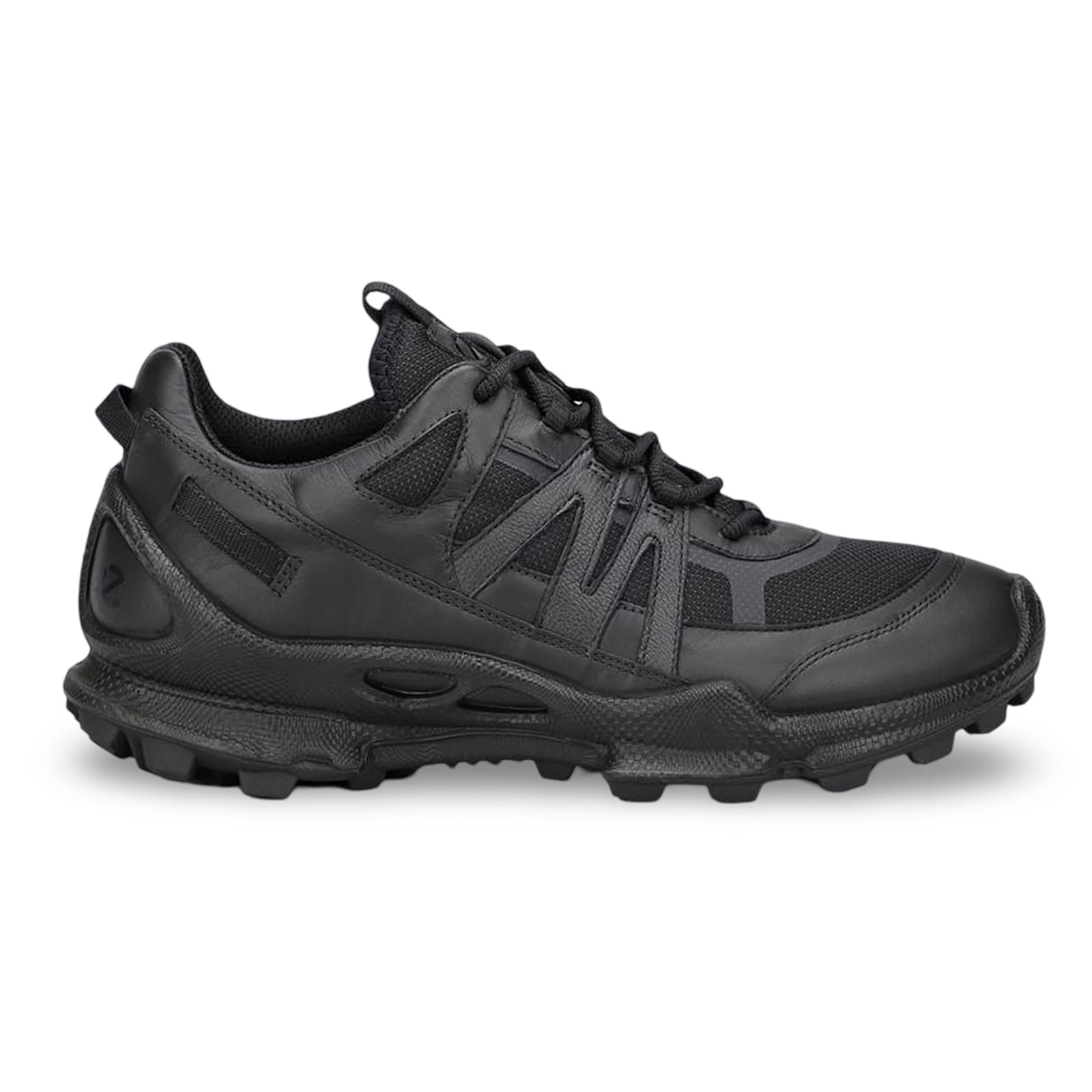 Ecco Biom C-Trail 803254 Leather Textile Mens Trainers#color_black black black