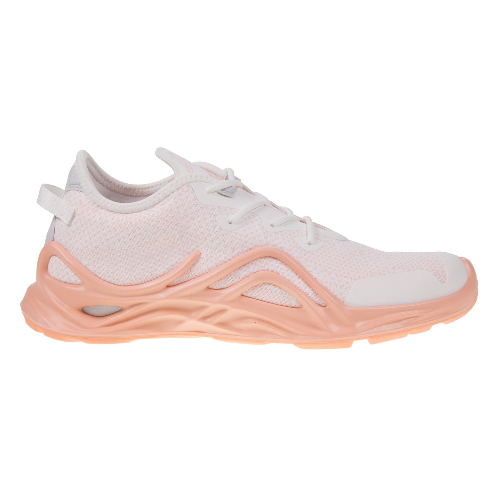 Ecco Biom Infinite 825623 Textile Womens Trainers#color_bright white peach nectar