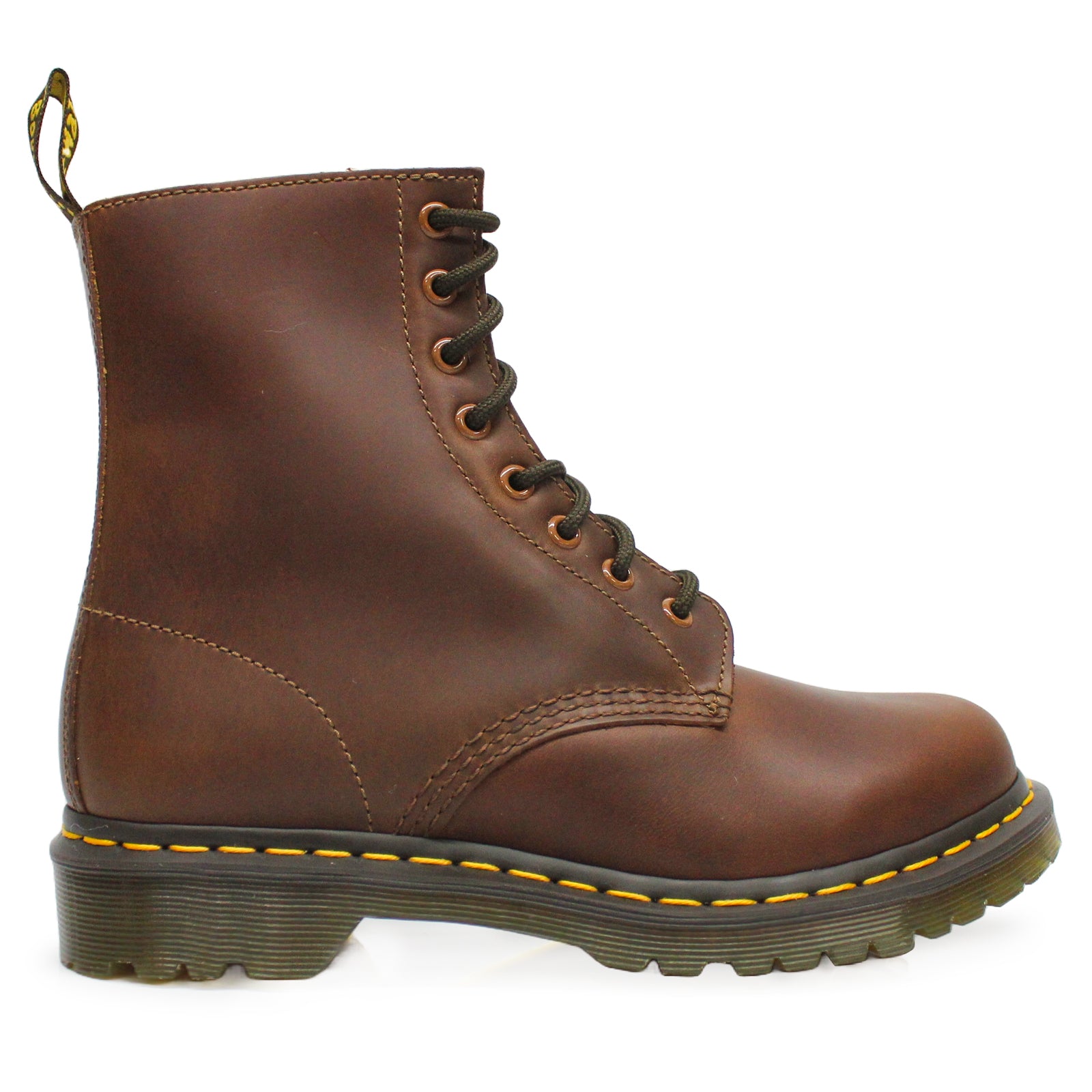 Dr. Martens 1460 Serena 23912243 Orleans Leather Womens Boots - Butterscotch - 5#color_butterscotch