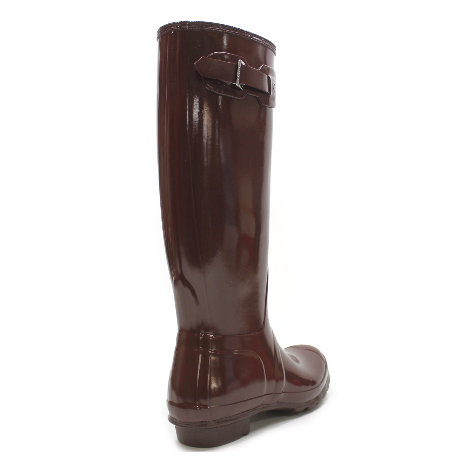 Hunter Original Tall Gloss WFT1000RGL-BBT Rubber Womens Boots - Brown Bolt - 39#color_brown bolt