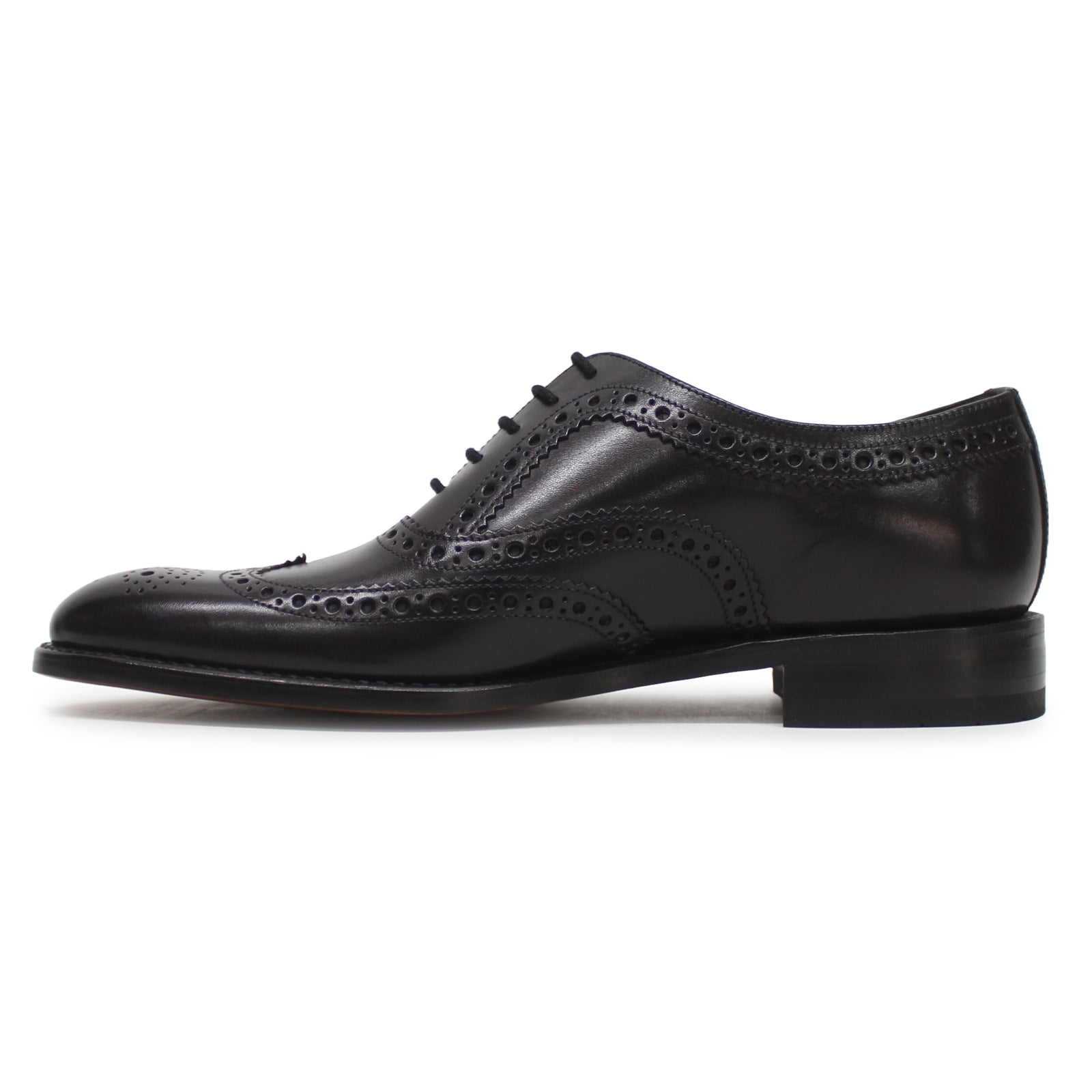 Loake Fearnley FEAB Leather Mens Shoes - Black - 12#color_black