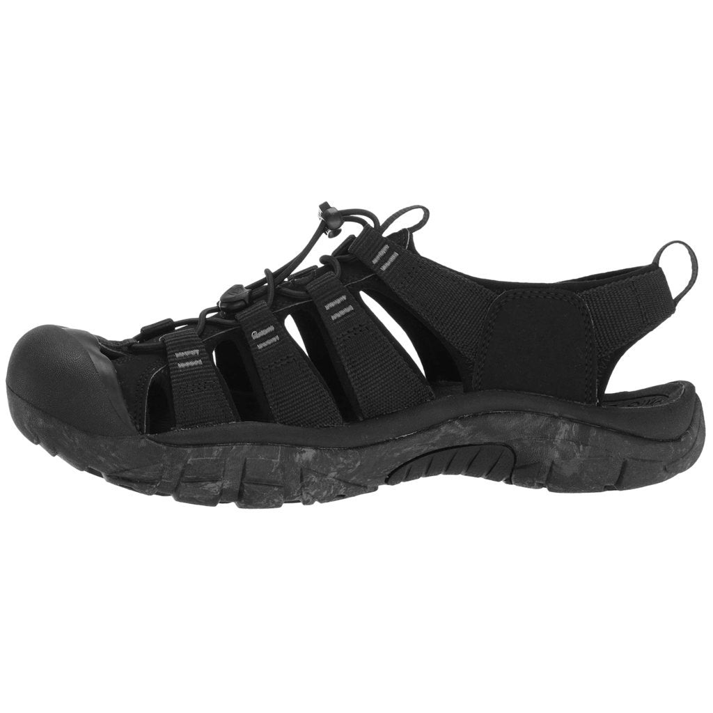 Keen Newport H2 Textile Mens Sandals#color_black swirl outsole