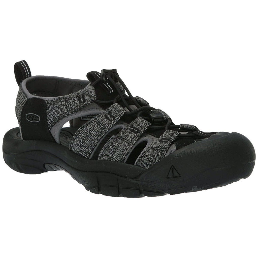 Keen Newport H2 Textile Mens Sandals#color_black steel grey