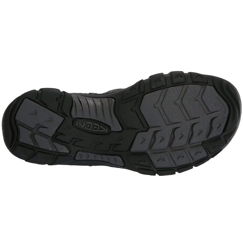 Keen Newport H2 Textile Mens Sandals#color_black steel grey