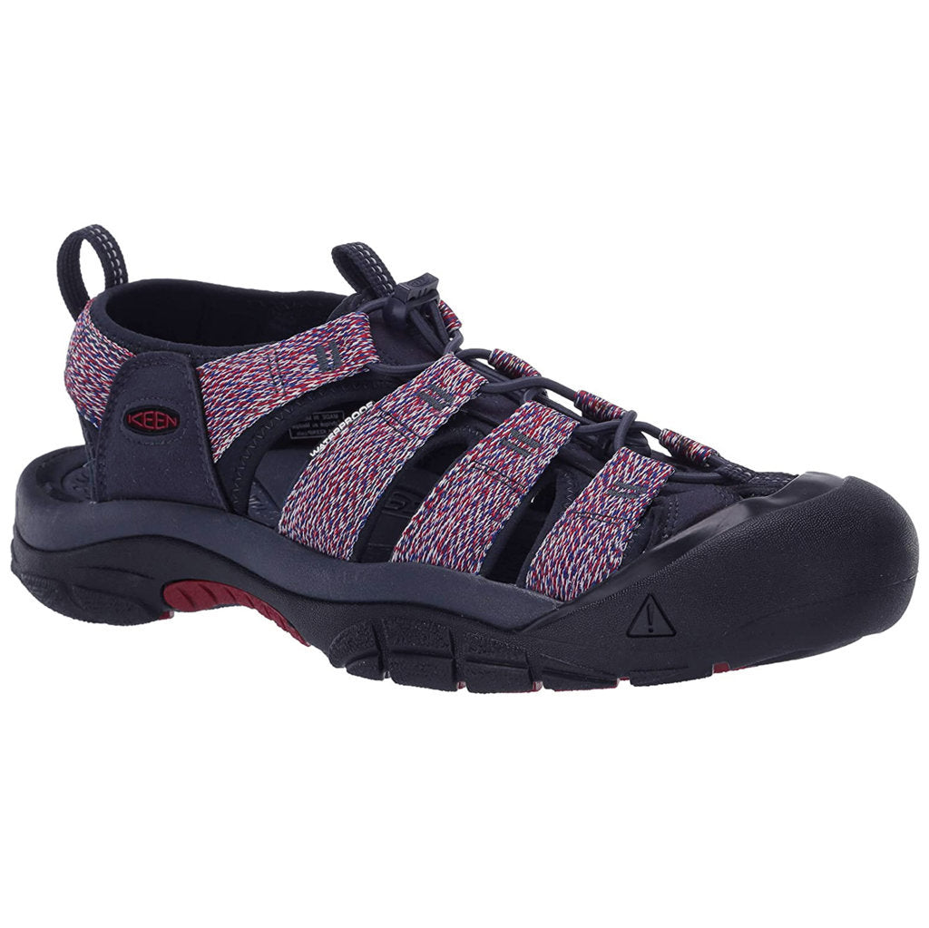 Keen Newport H2 Textile Mens Sandals#color_navy red