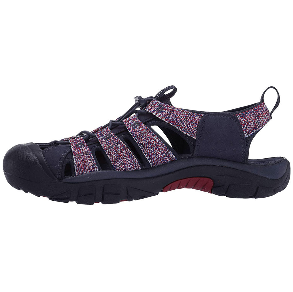 Keen Newport H2 Textile Mens Sandals#color_navy red