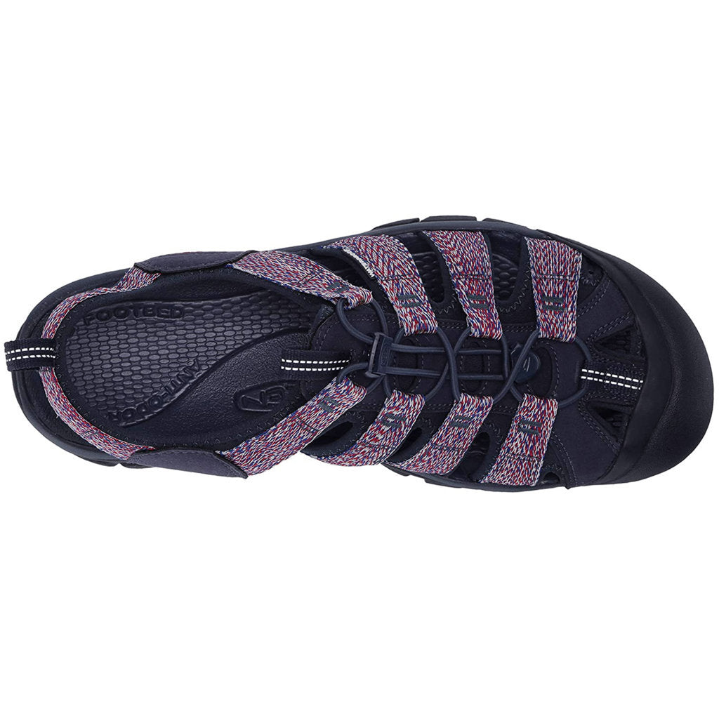 Keen Newport H2 Textile Mens Sandals#color_navy red