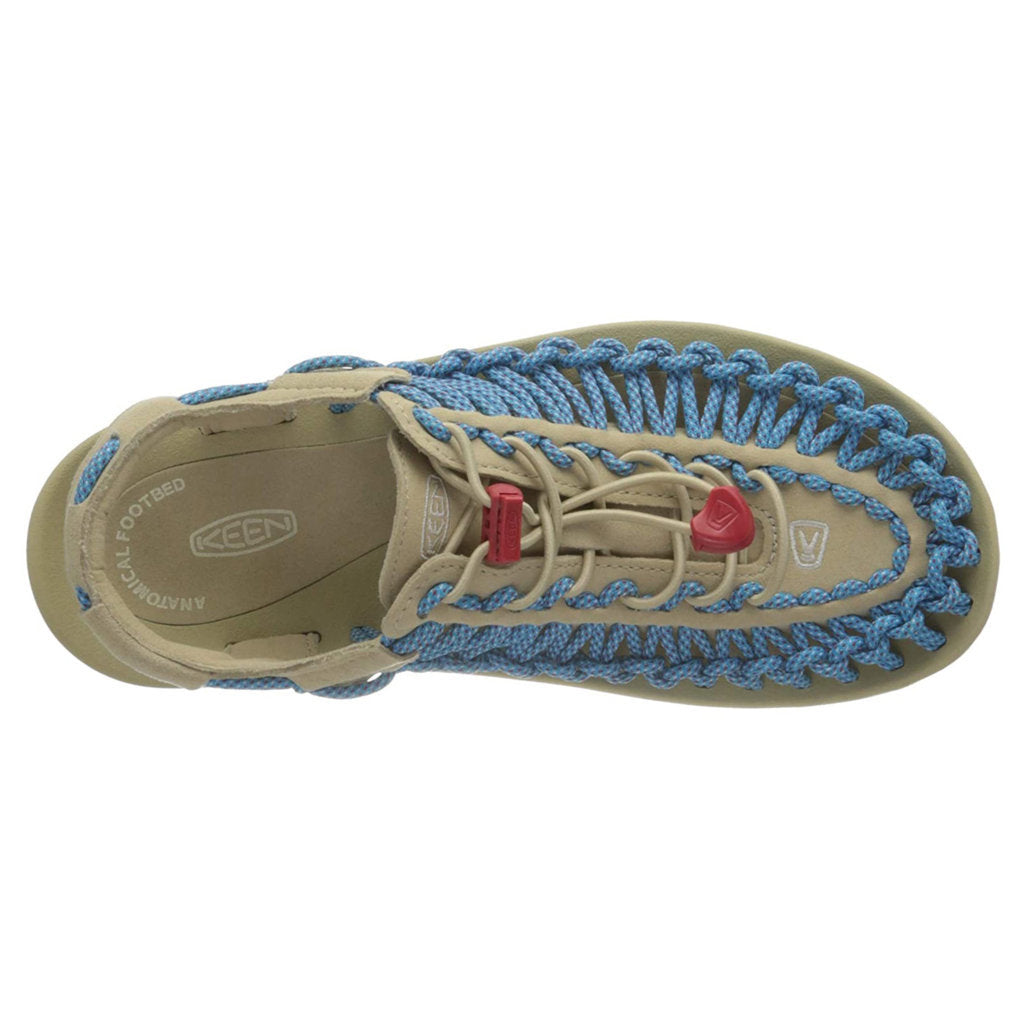 Keen UNEEK Synthetic Textile 2-Cord Monochrome Women's Sandals#color_safari vivid blue