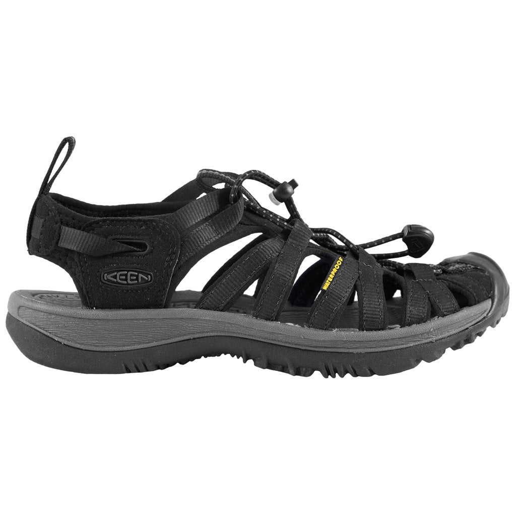 Keen Whisper Textile Womens Sandals#color_black magnet