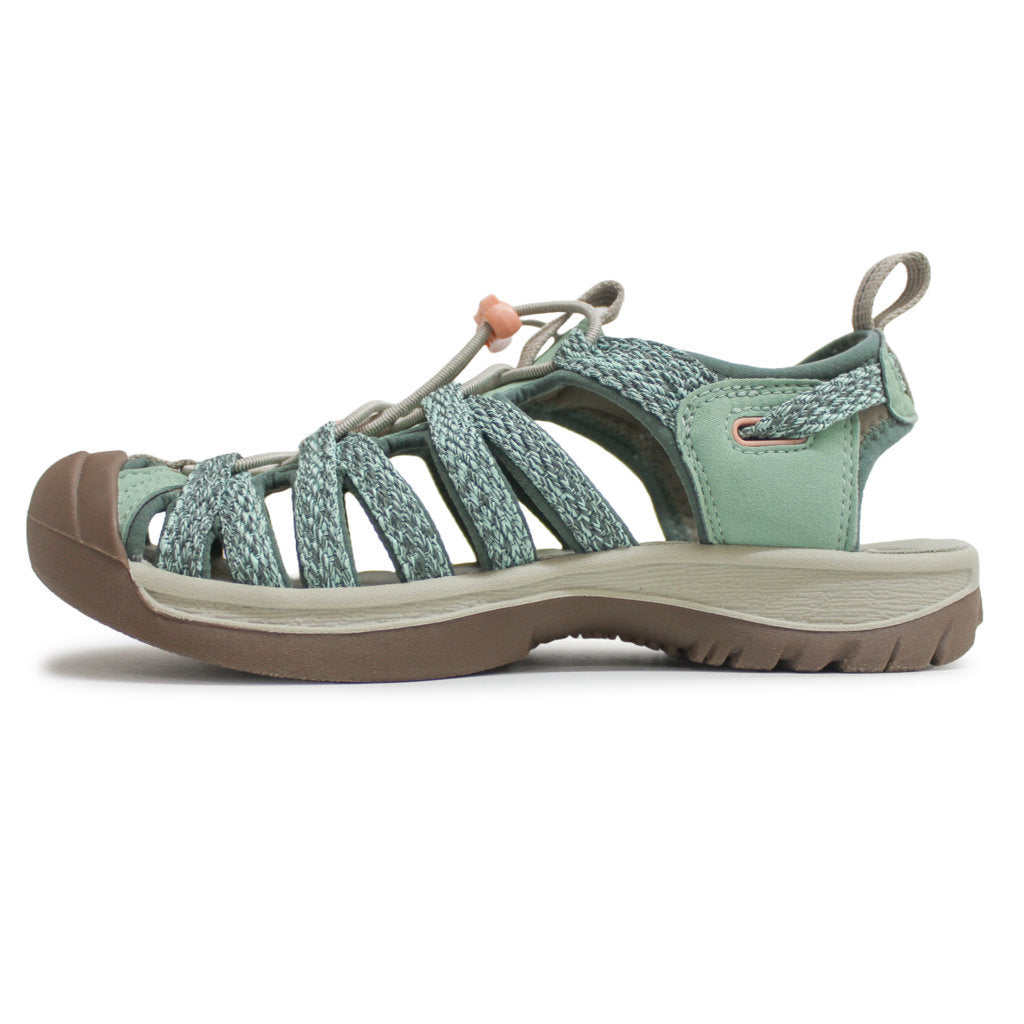 Keen Whisper Textile Womens Sandals#color_granite green peach parfait