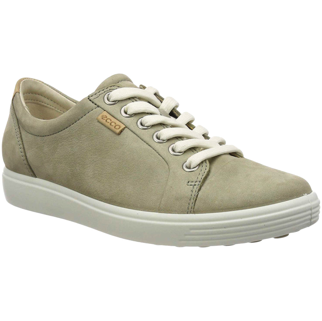 Ecco Soft 7 430003 Nubuck Womens Sneakers#color_sage