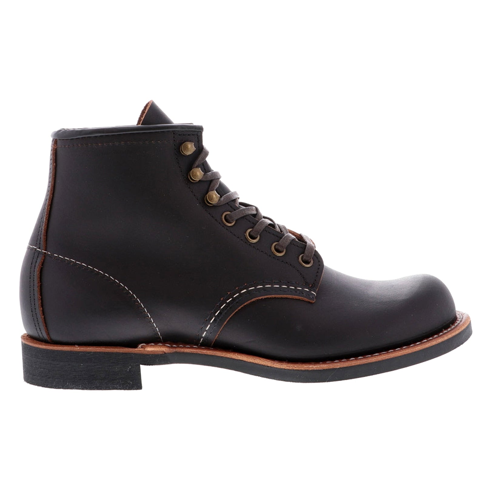 Red Wing Blacksmith 03345-0D Leather Mens Boots - Black Prairie Leather - 43#color_black prairie leather