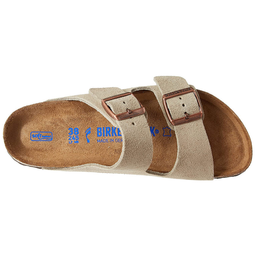 Birkenstock Arizona Soft Footbed Suede Unisex Sandals#color_taupe