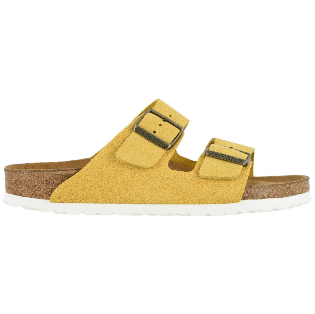 Birkenstock Arizona Soft Footbed Suede Unisex Sandals#color_ochre