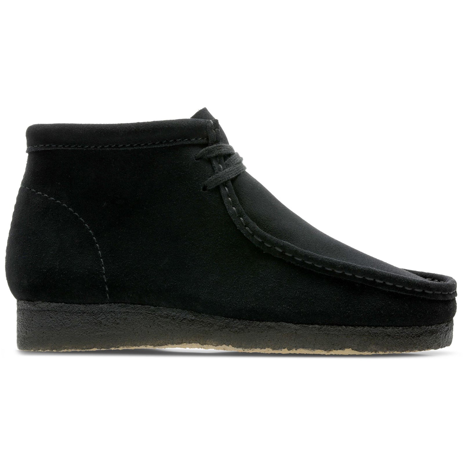 Clarks Originals Wallabee Boot 26155517G Suede Mens Boots - Dark Black - 44.5#color_dark black