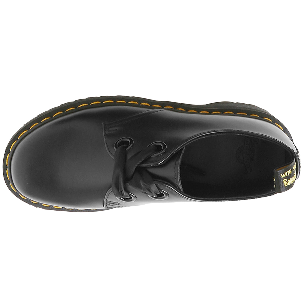 Dr. Martens Holly 25234001 Buttero Leather Womens Shoes - Black - 7#color_black