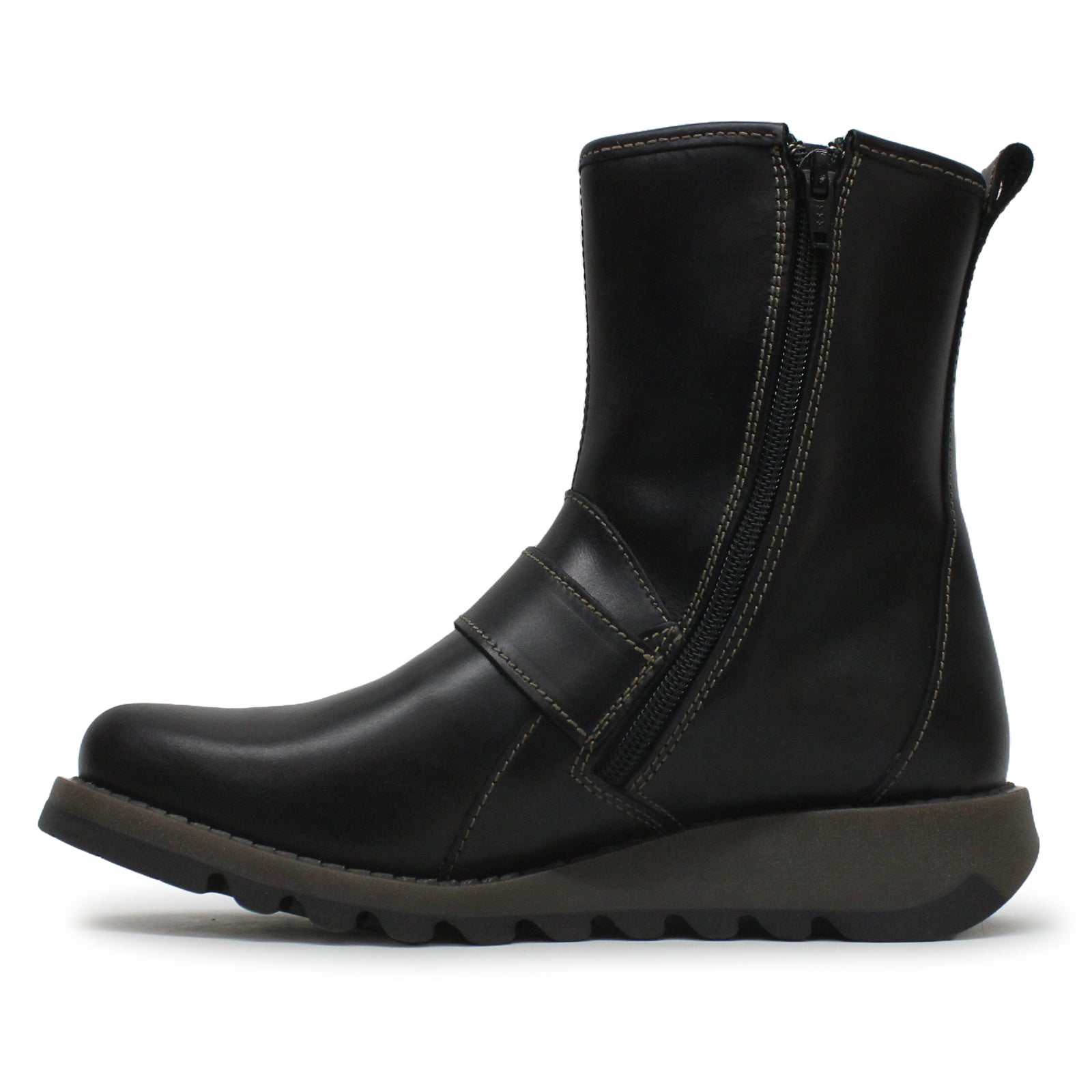 Fly London SINO525FLY Rug Leather Womens Boots#color_black