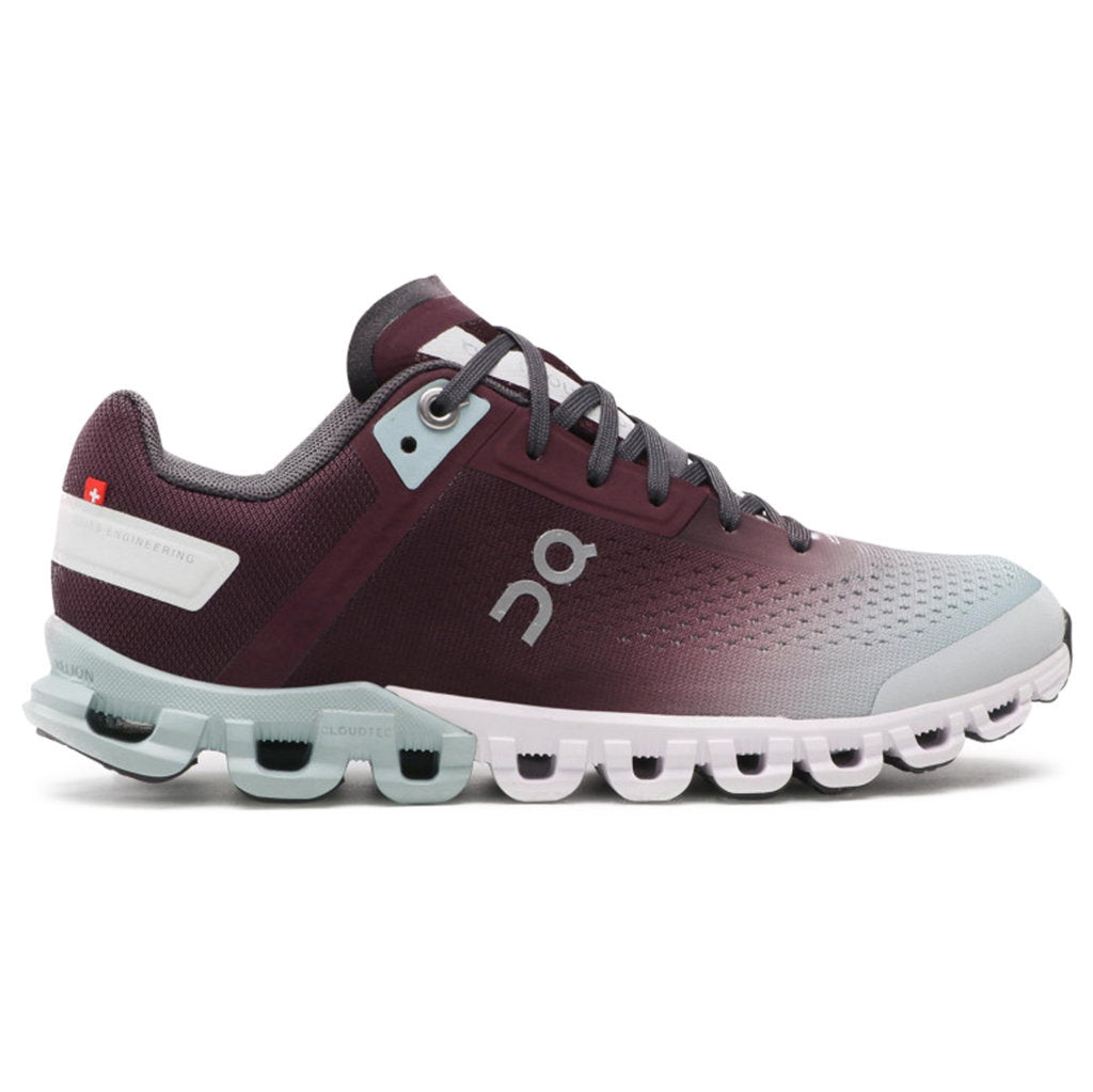 On Cloudflow Mesh Women's Running Shoes#color_mulberry mineral