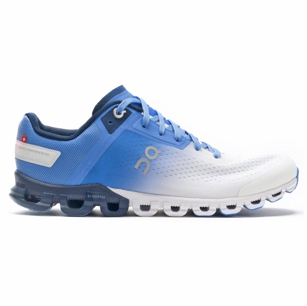 On Cloudflow Mesh Women's Running Shoes#color_marina white