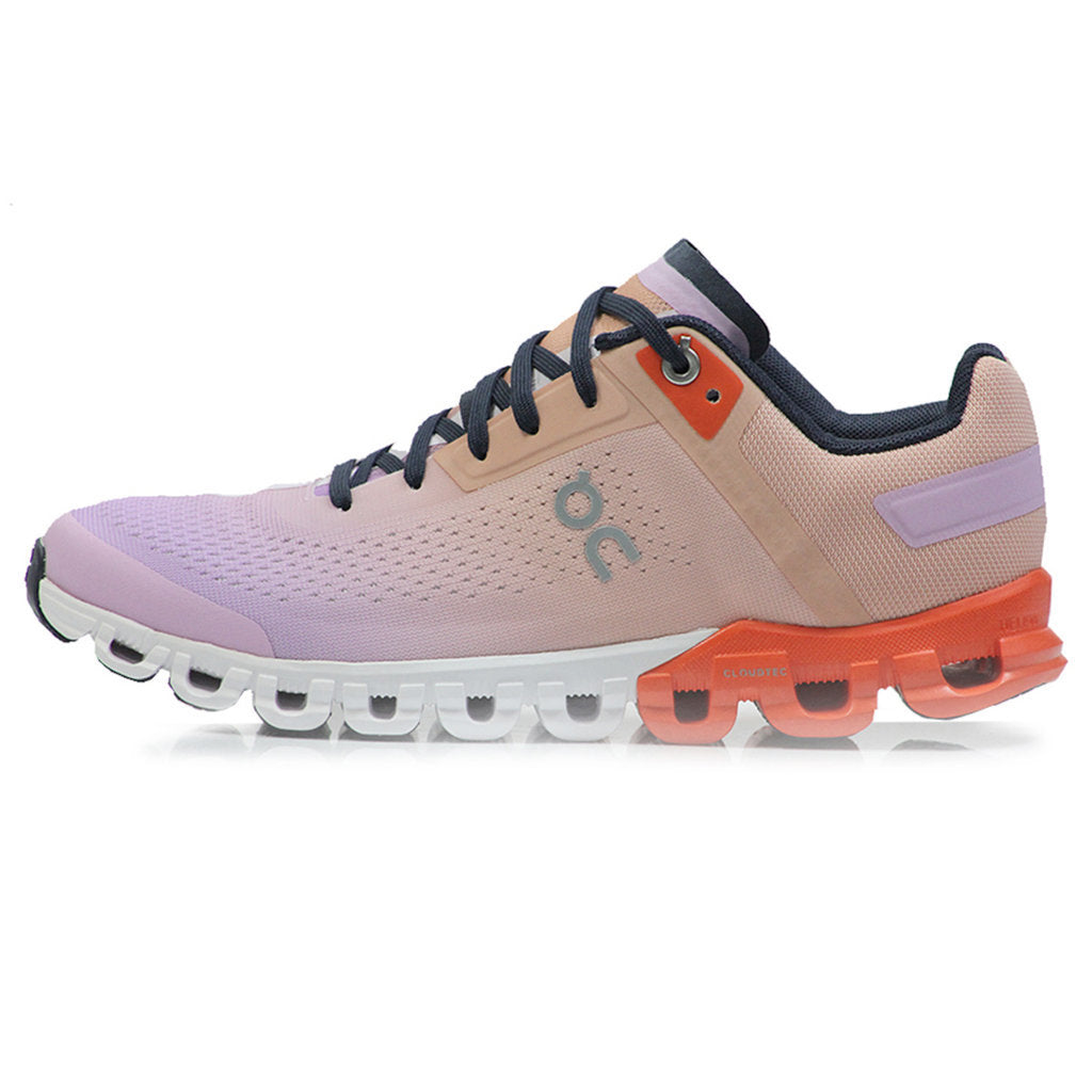 On Cloudflow Mesh Women's Running Shoes#color_rose fiji