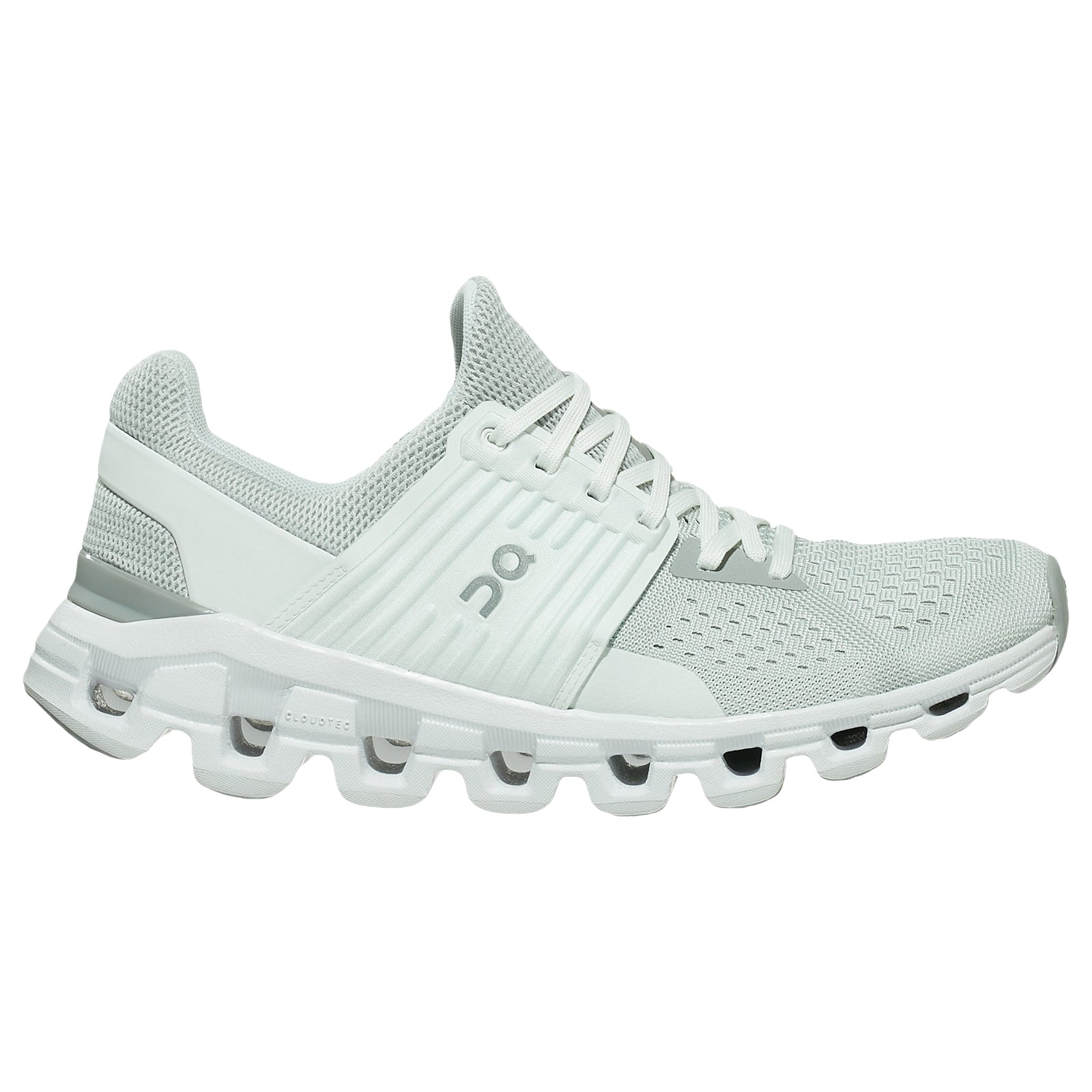 On Running Cloudswift Mesh Women's Low-Top Sneakers#color_glacier white