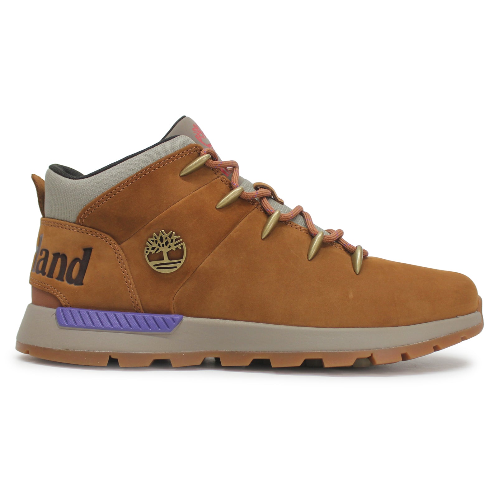 Timberland Sprint Trekker Mid TB0A61FZ-F13 Nubuck Mens Boots - Rust Grey - 44#color_rust grey