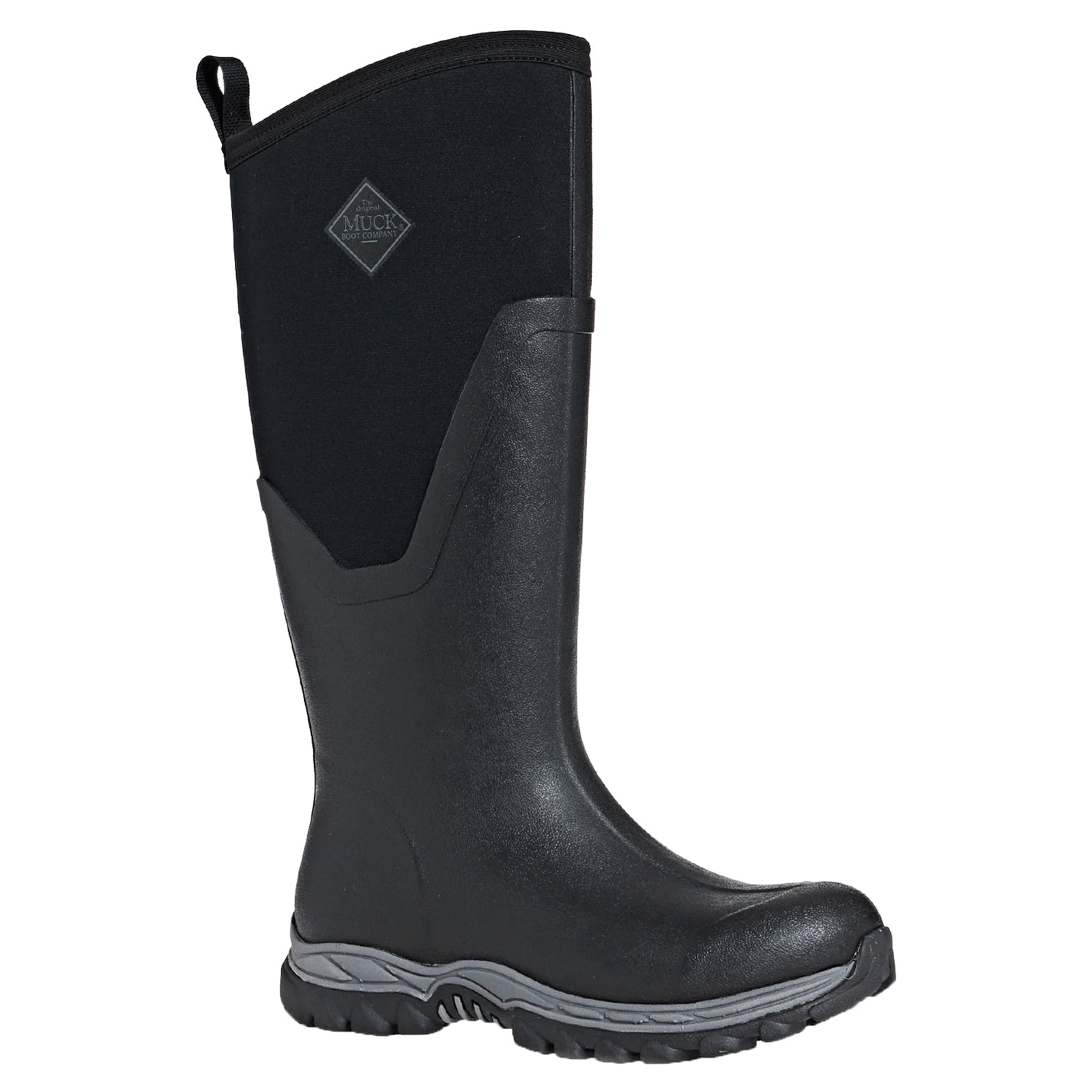 Muck Arctic Sport II Tall AS2T-000 Synthetic Textile Womens Boots - Black Black - 39-40#color_black black