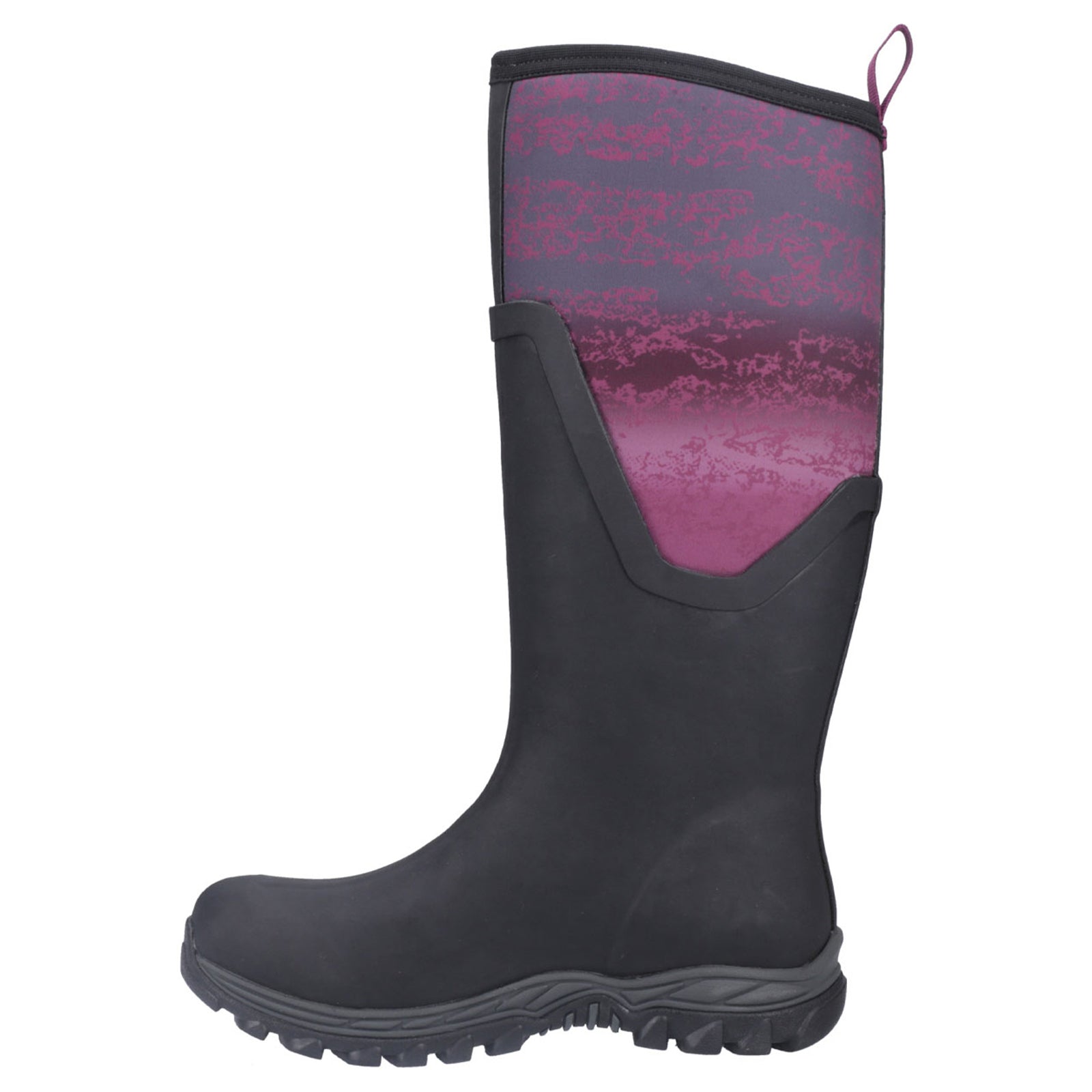 Muck Boot Arctic Sport II Tall Synthetic Textile Womens Boots#color_magenta digi fade print