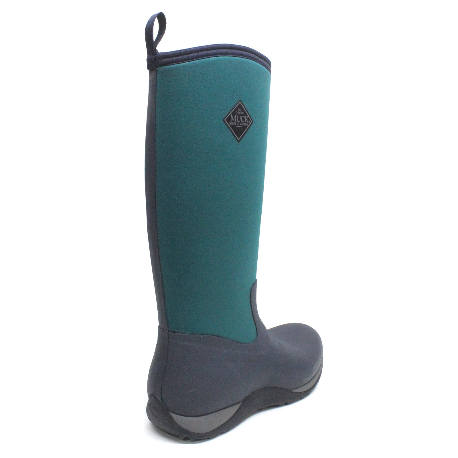 Muck Boot Arctic Adventure Synthetic Textile Womens Boots#color_navy spruce