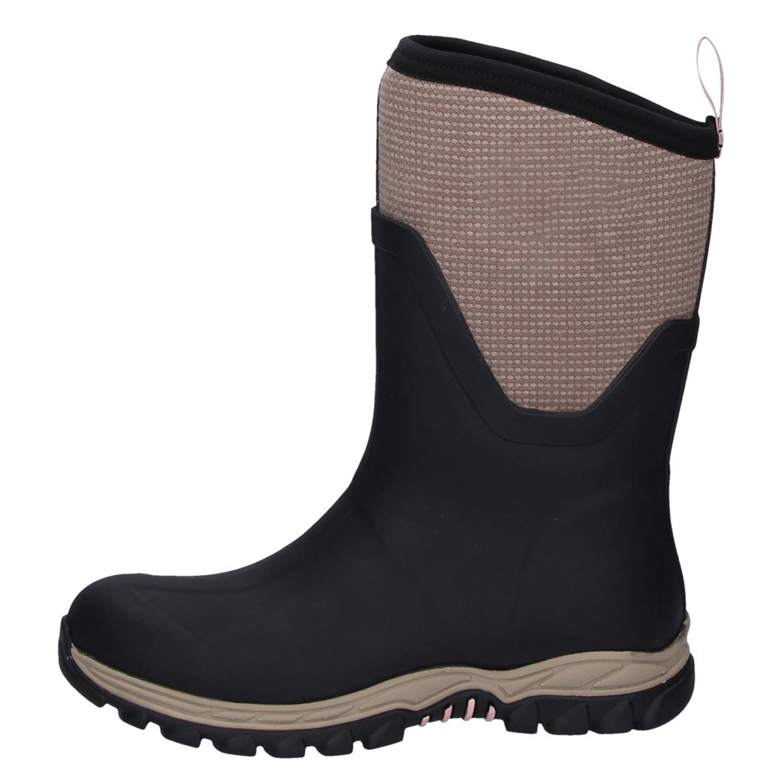 Muck Boot Arctic Sport II Mid Synthetic Textile Womens Boots#color_black tweed