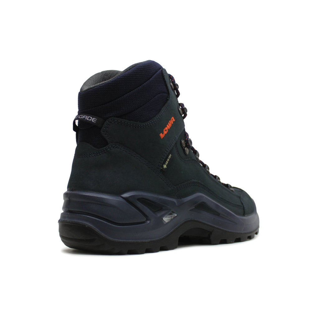 Lowa Renegade GTX Mid Nubuck Mens Boots#color_navy orange