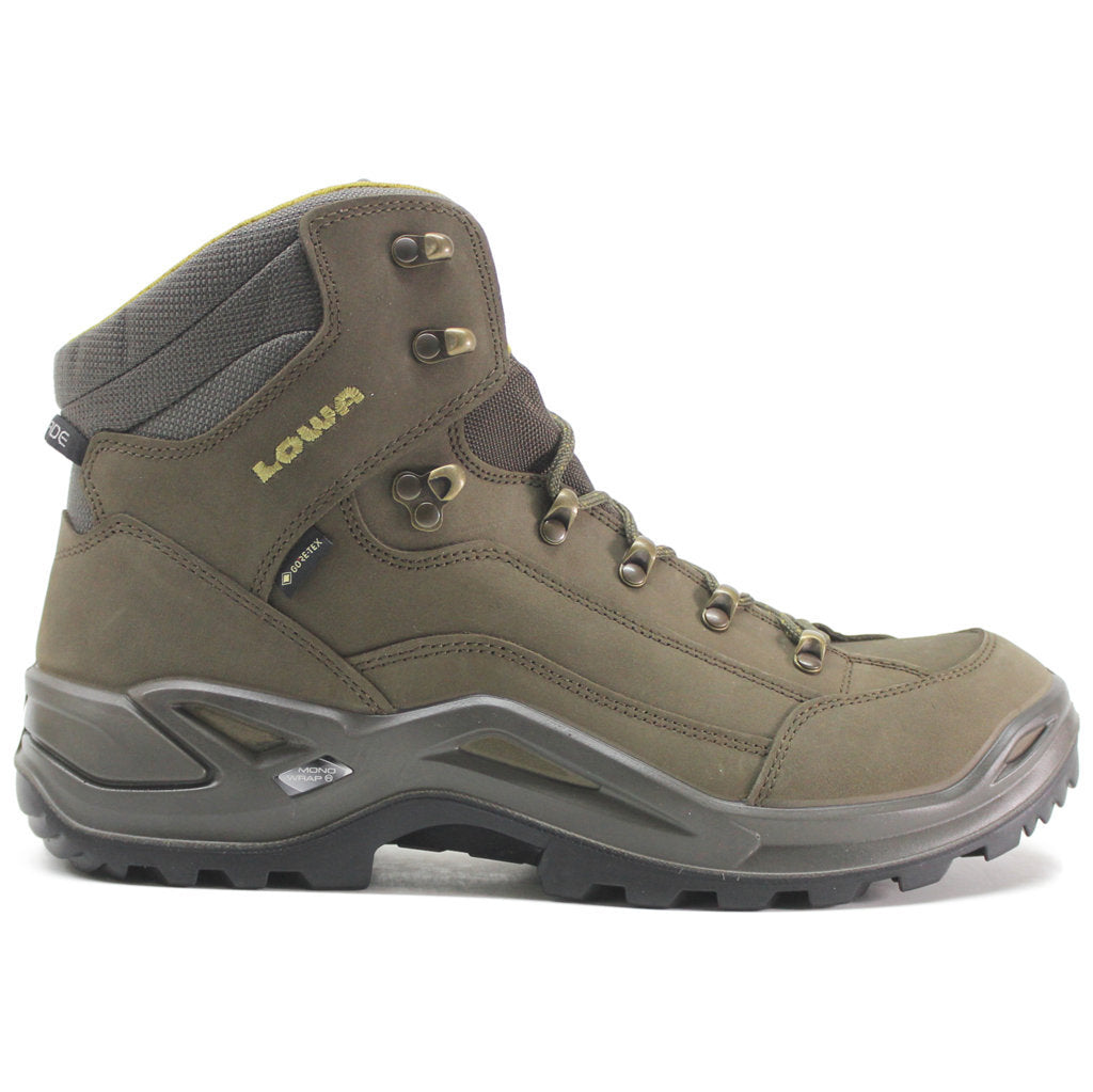 Lowa Renegade GTX Mid Nubuck Mens Boots#color_olive mustard