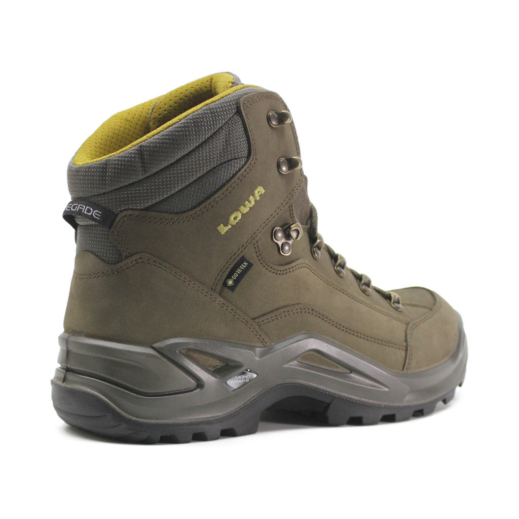 Lowa Renegade GTX Mid Nubuck Mens Boots#color_olive mustard