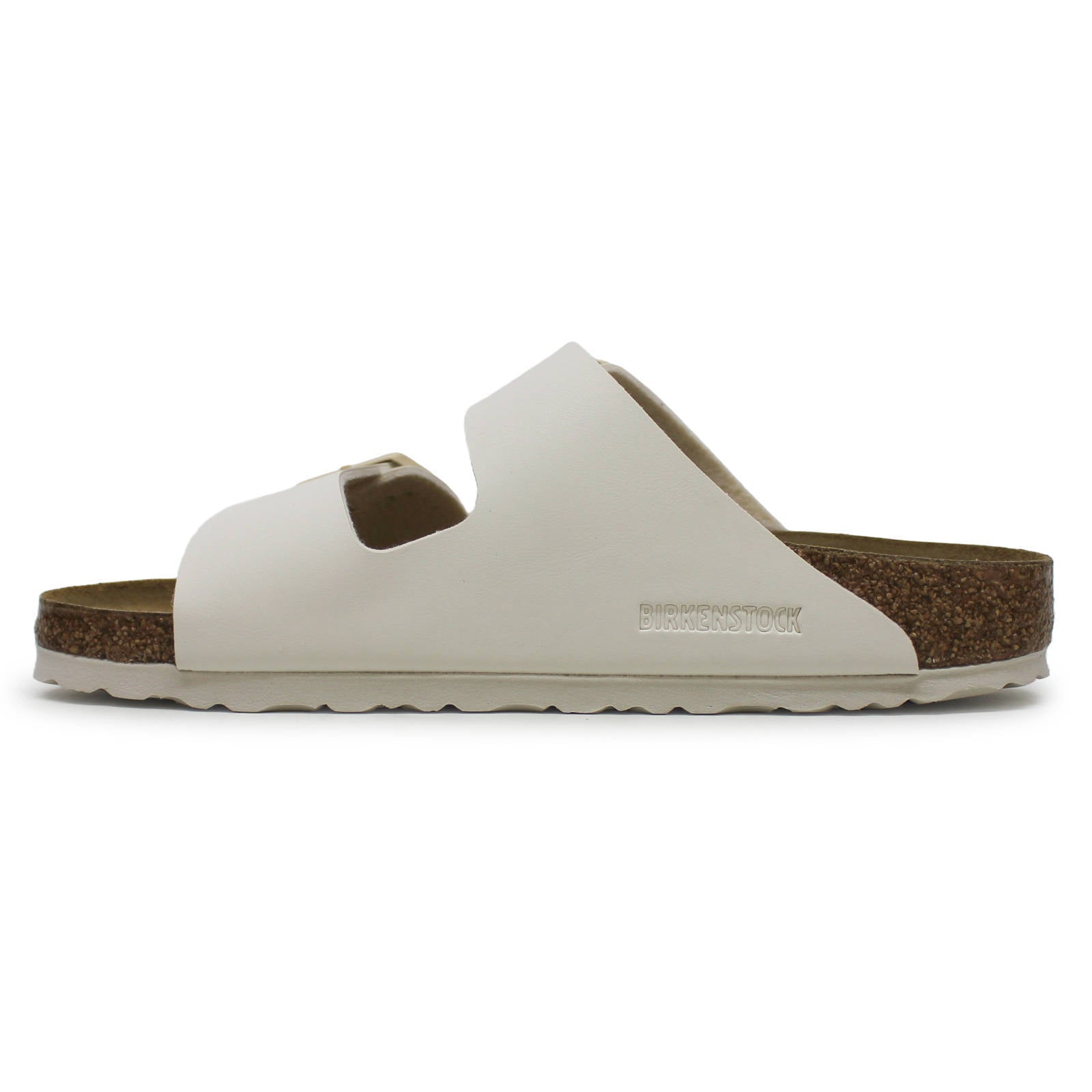 Birkenstock Arizona BS Birko-Flor Unisex Sandals#color_Eggshell