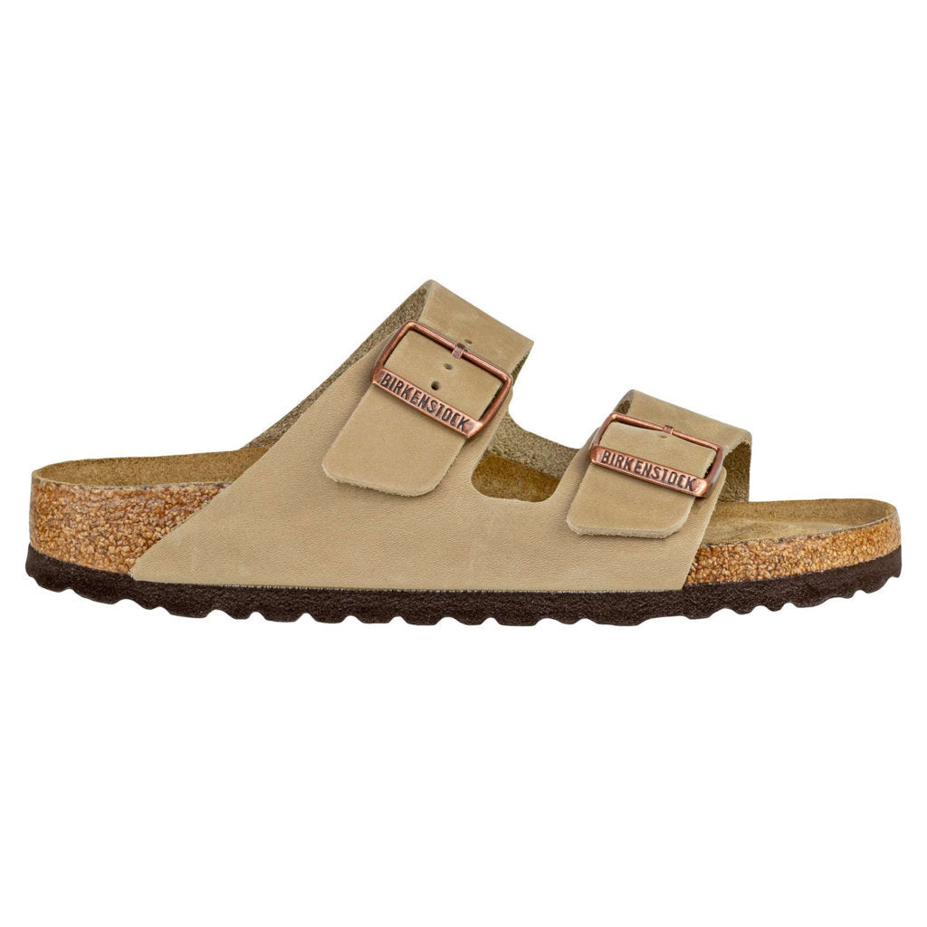 Birkenstock Arizona BS Waxy Leather Unisex Sandals#color_tabacco brown