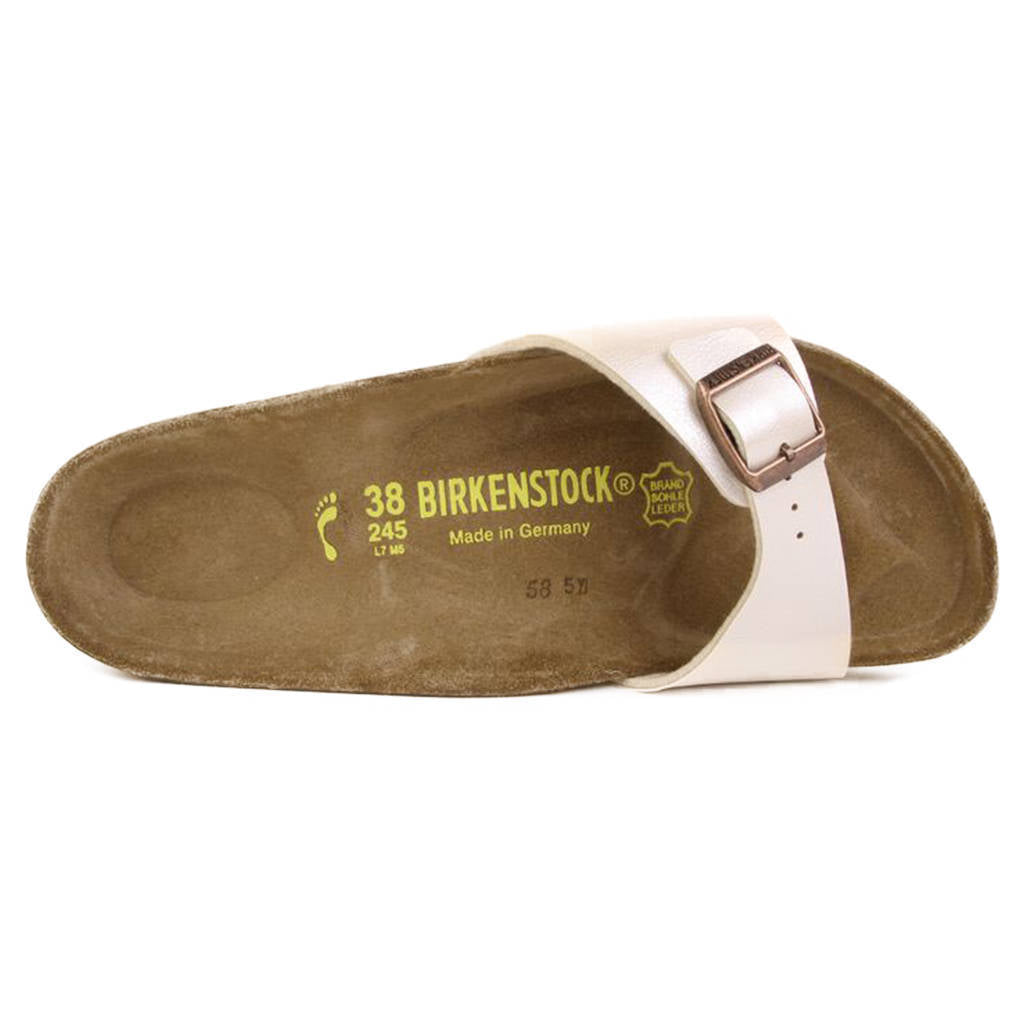 Birkenstock Madrid BS Birko-Flor Unisex Sandals#color_graceful pearl white