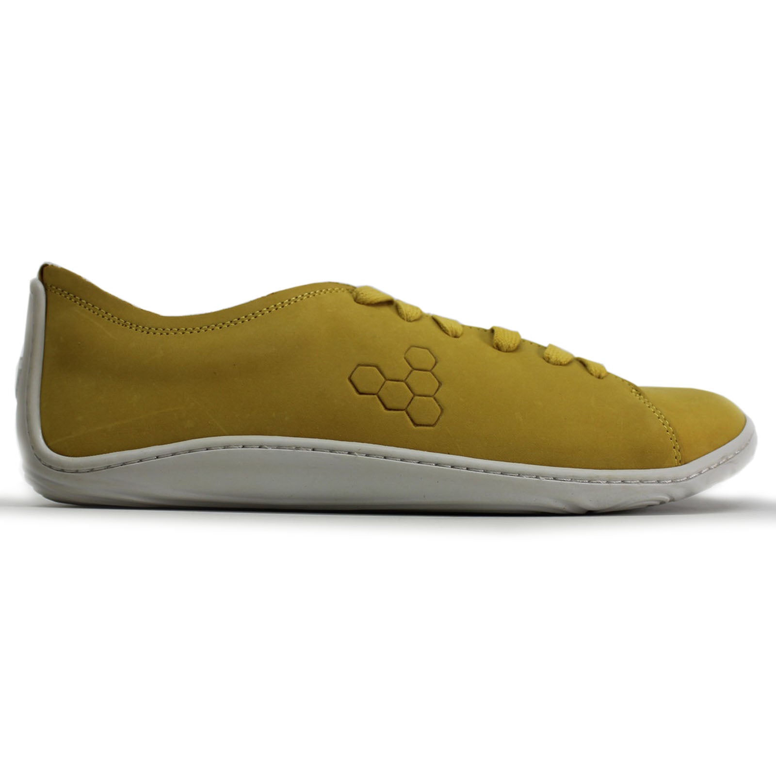 Vivobarefoot Addis 300123-15 Leather Mens Trainers - Spicy Mustard - 44#color_spicy mustard