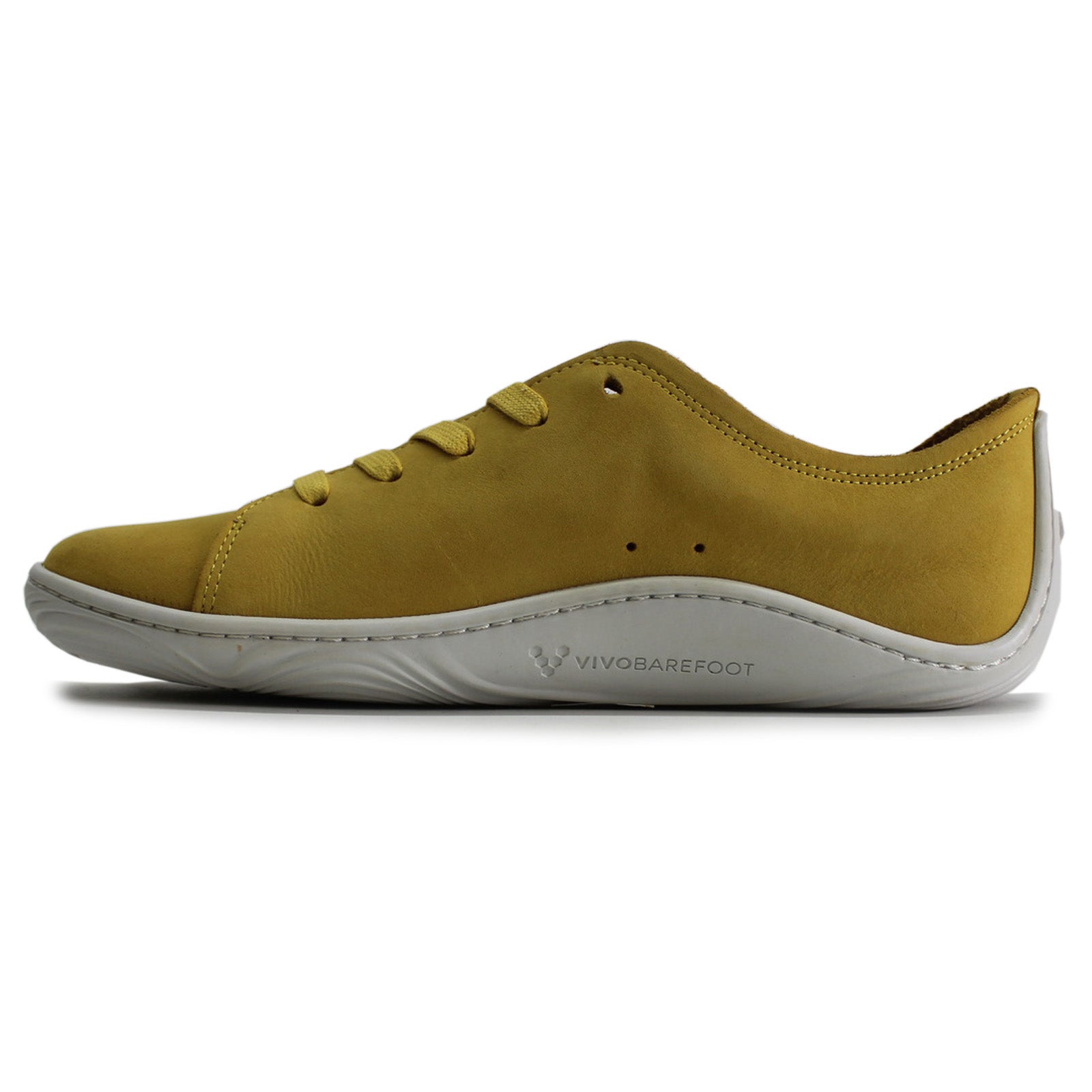 Vivobarefoot Addis 300123-15 Leather Mens Trainers - Spicy Mustard - 44#color_spicy mustard