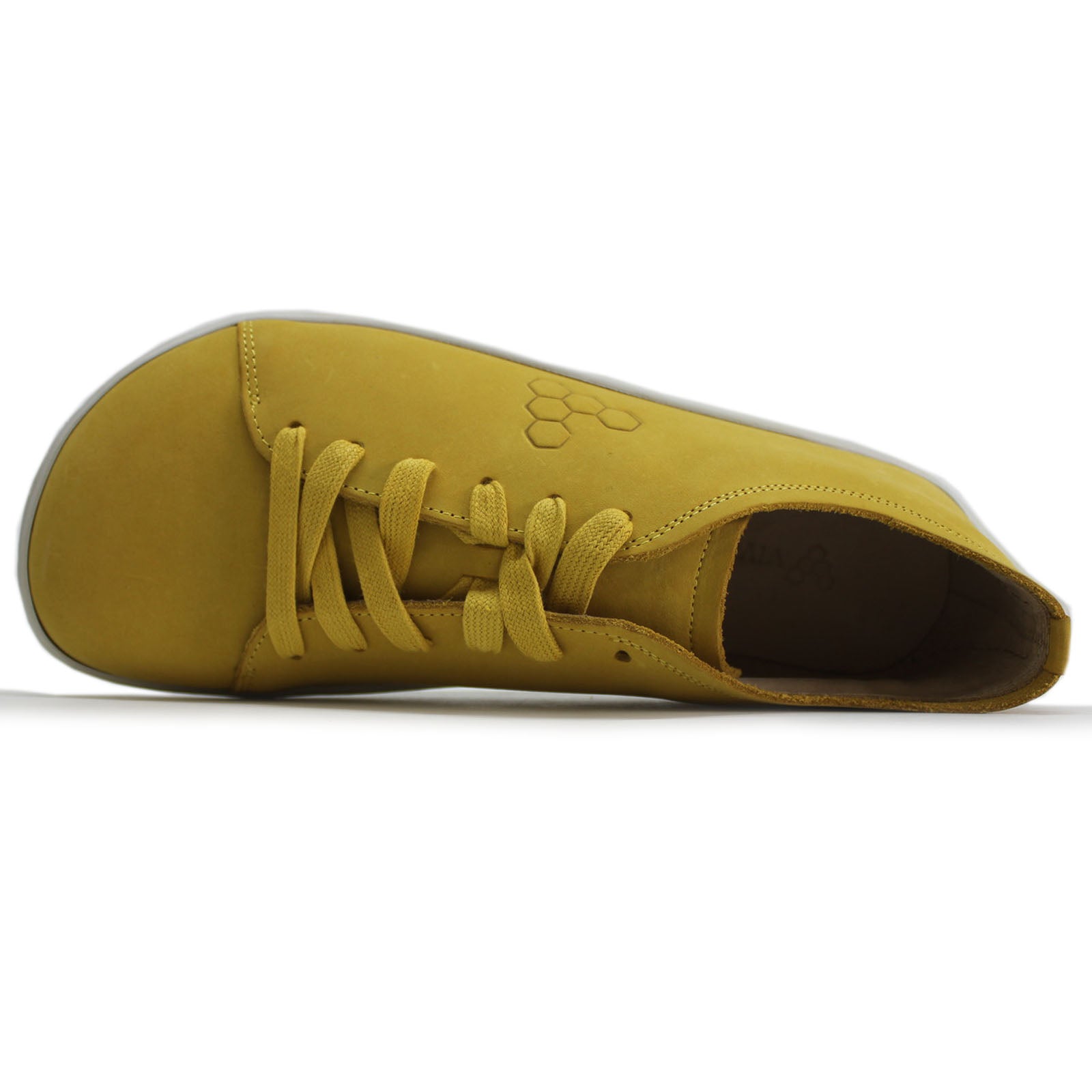 Vivobarefoot Addis 300123-15 Leather Mens Trainers - Spicy Mustard - 44#color_spicy mustard