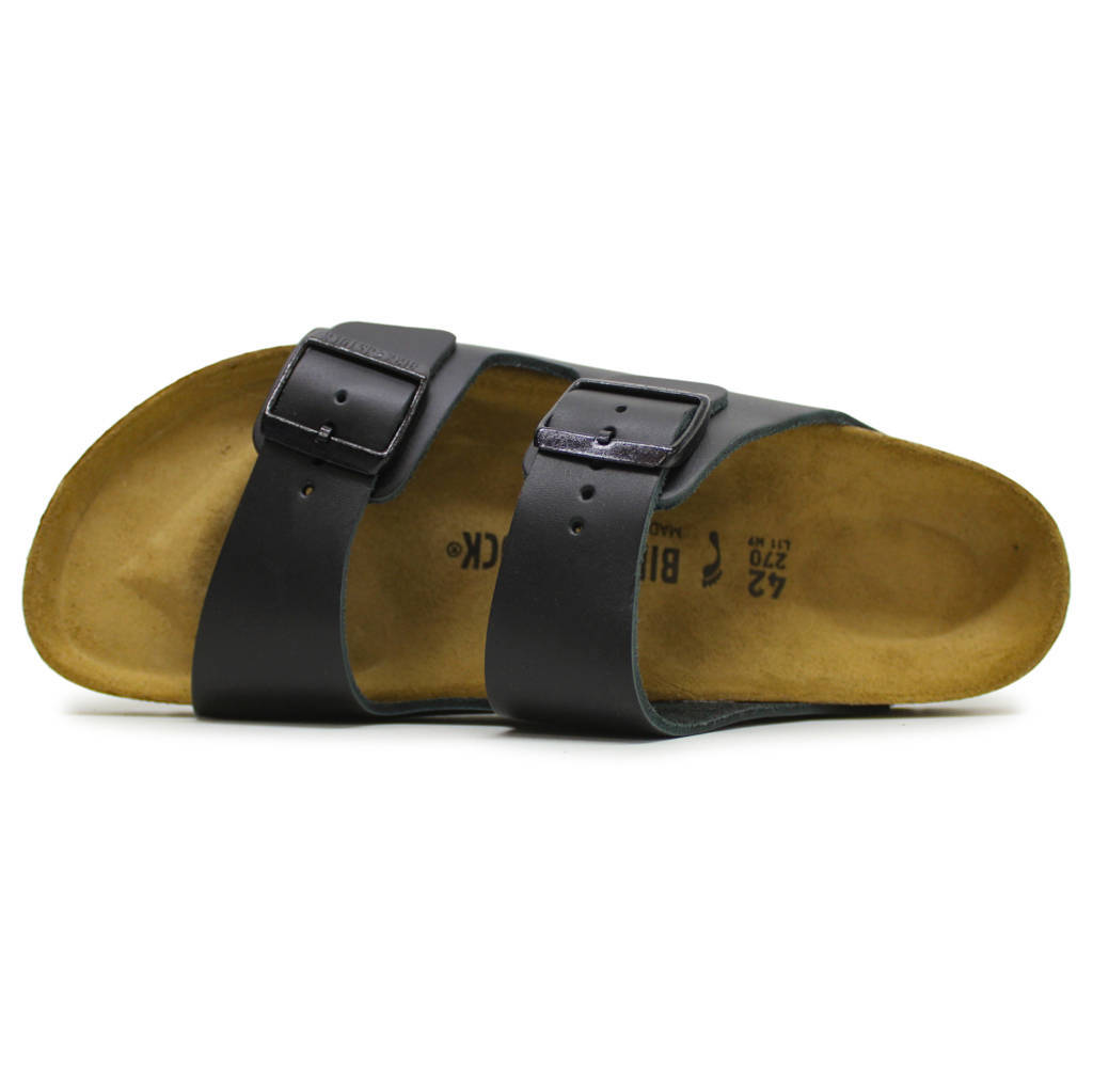 Birkenstock Arizona BS Natural Leather Unisex Sandals#color_black