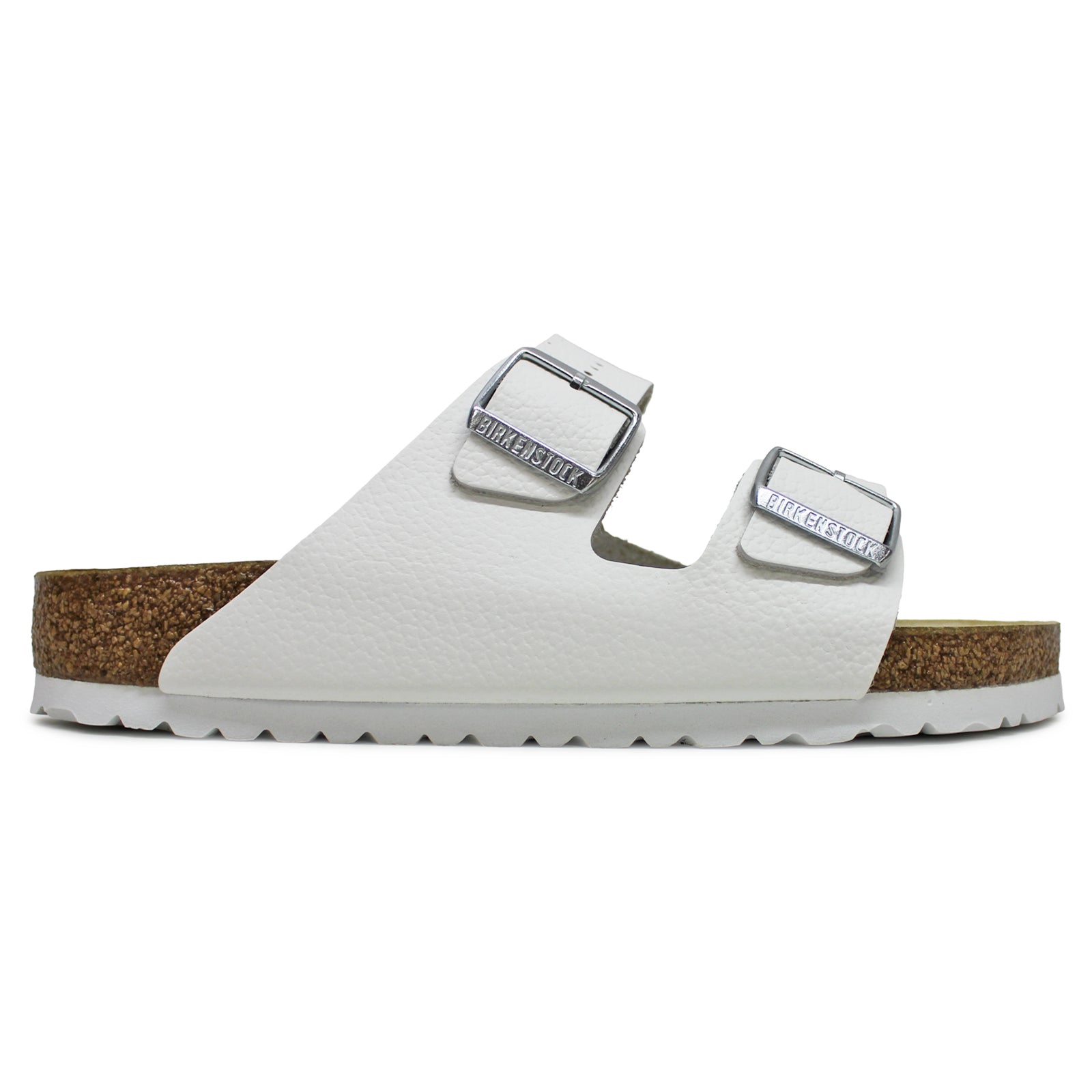 Birkenstock Arizona BS 0051131 Natural Leather Unisex Sandals - White - 44#color_white