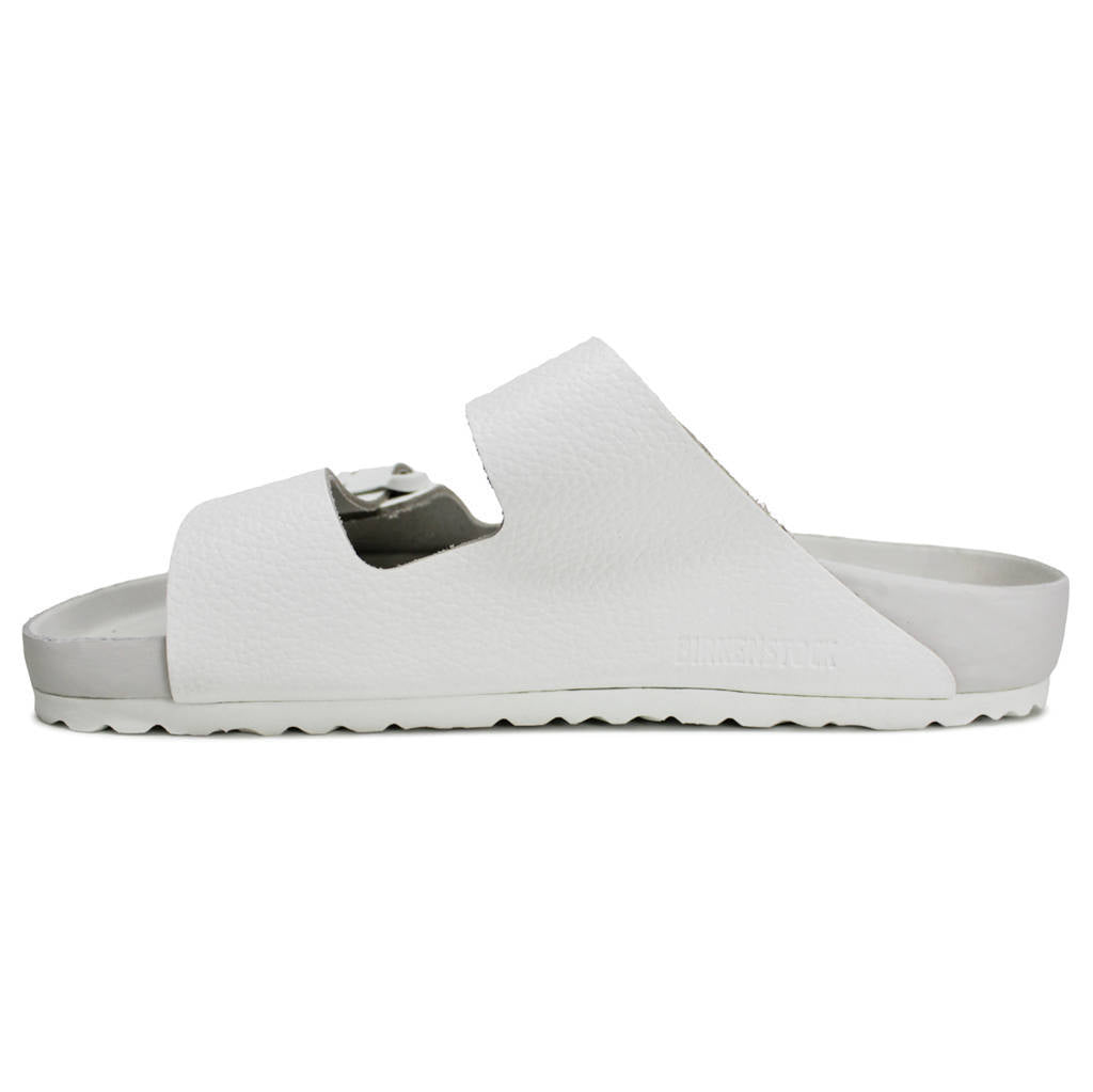 Birkenstock Arizona BS Natural Leather Unisex Sandals#color_white white