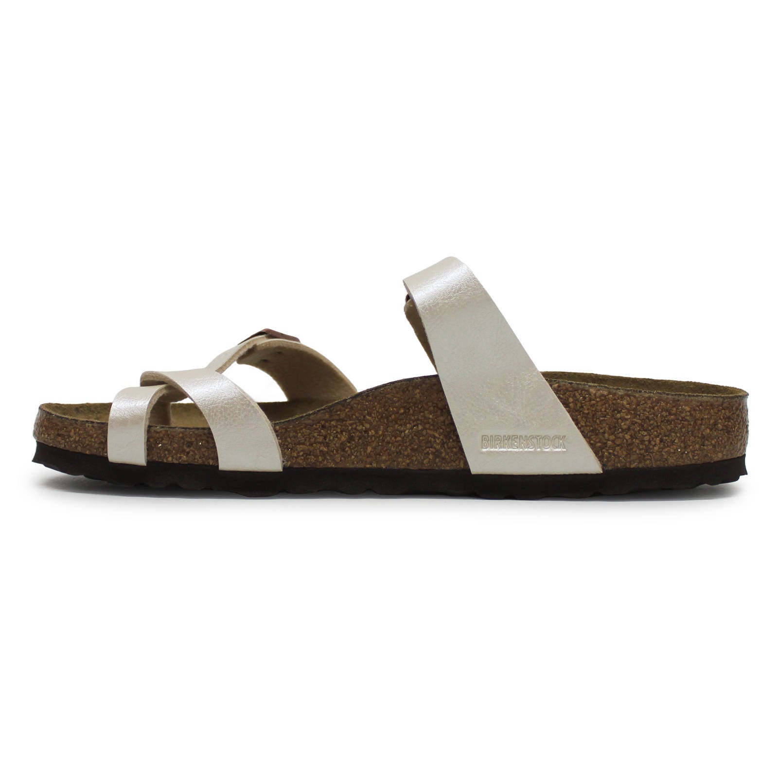 Birkenstock Mayari Birko-Flor Unisex Sandals#color_Graceful Pearl White