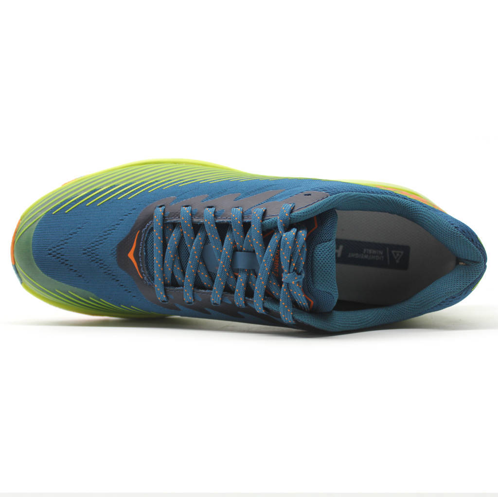 Hoka One One Torrent 2 Synthetic Textile Mens Sneakers#color_blue coral evening primrose