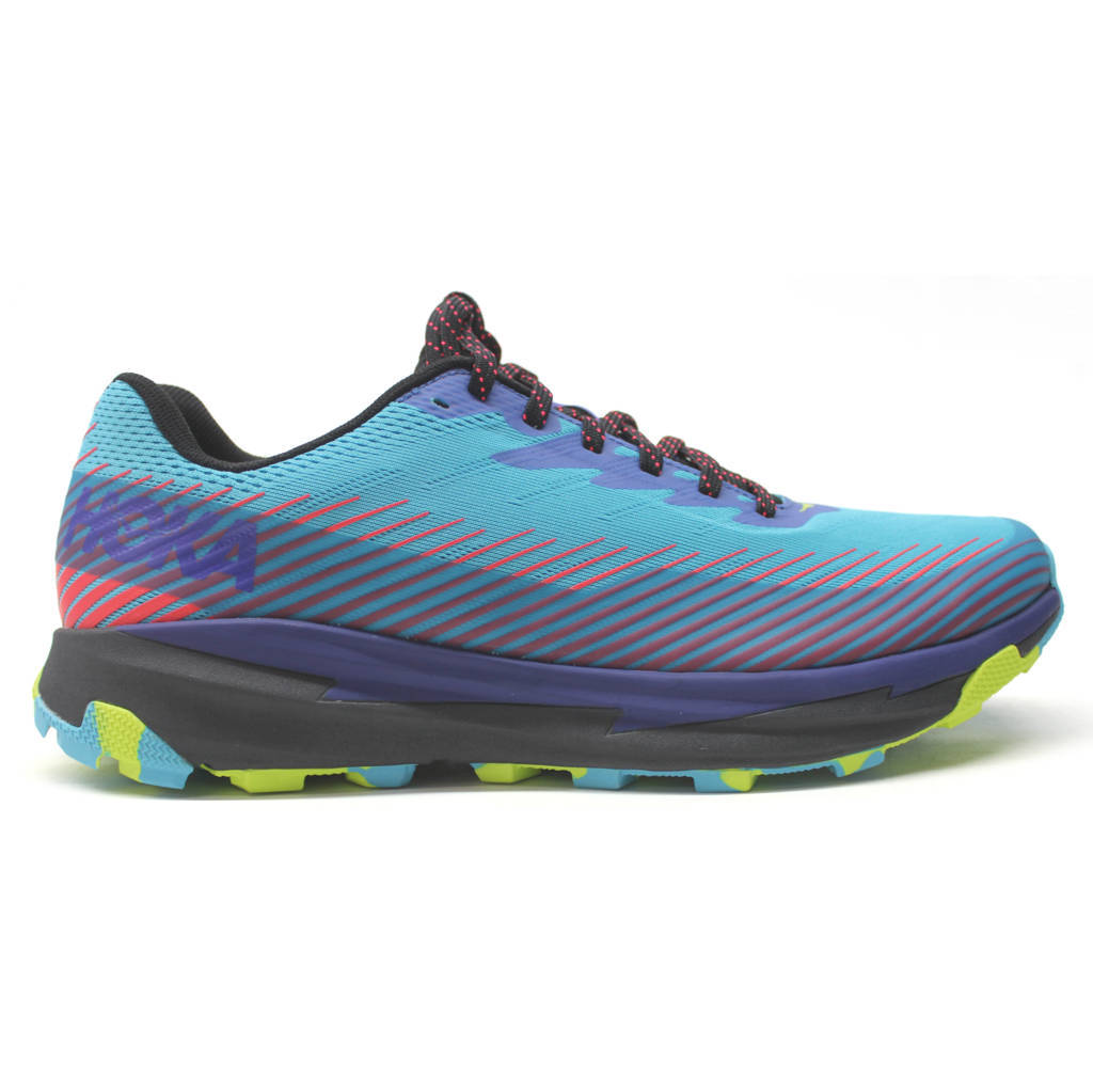 Hoka One One Torrent 2 Synthetic Textile Mens Sneakers#color_scuba blue black