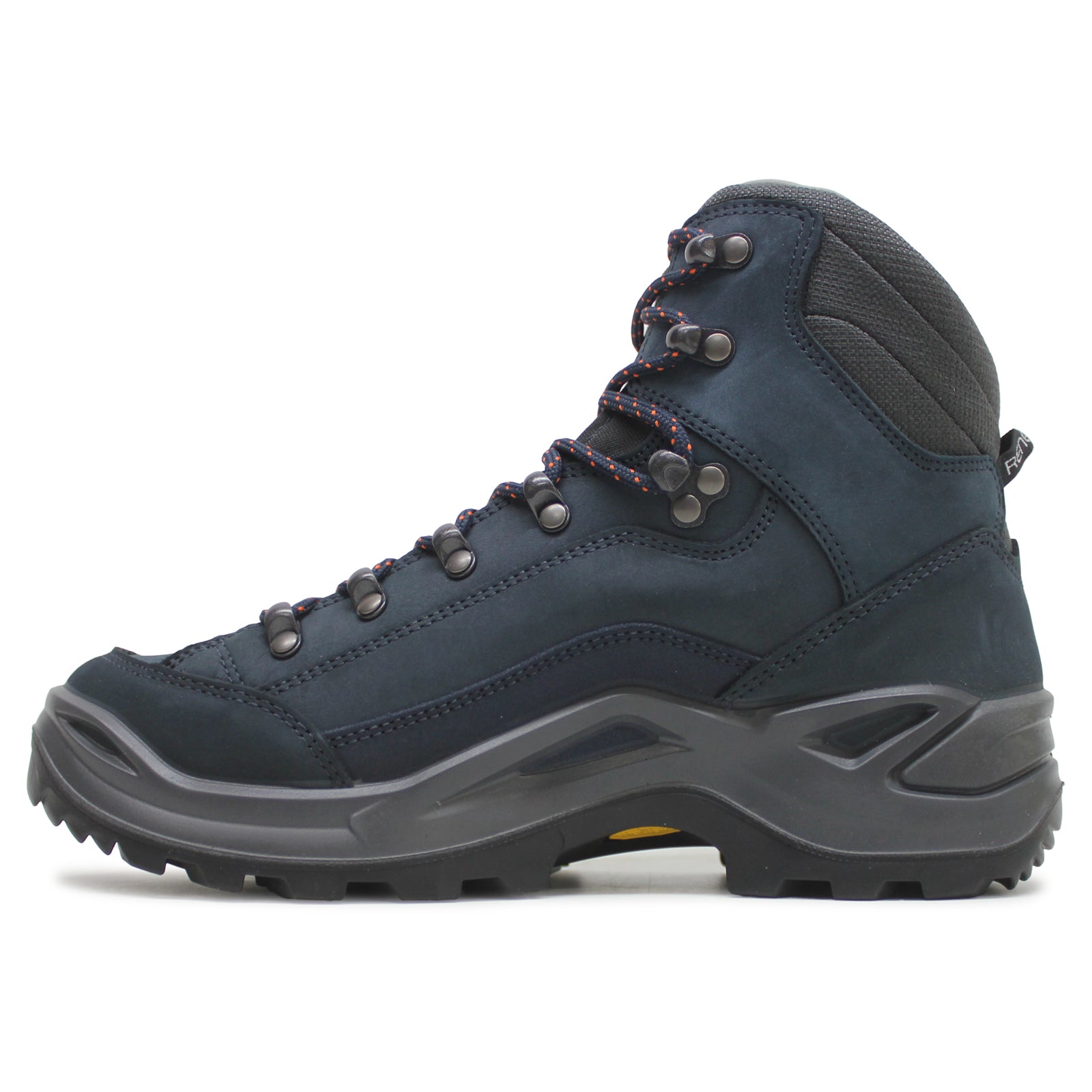 Lowa Renegade LL MID 310845-6720 Nubuck Mens Boots - Dark Blue Orange - 42.5#color_dark blue orange